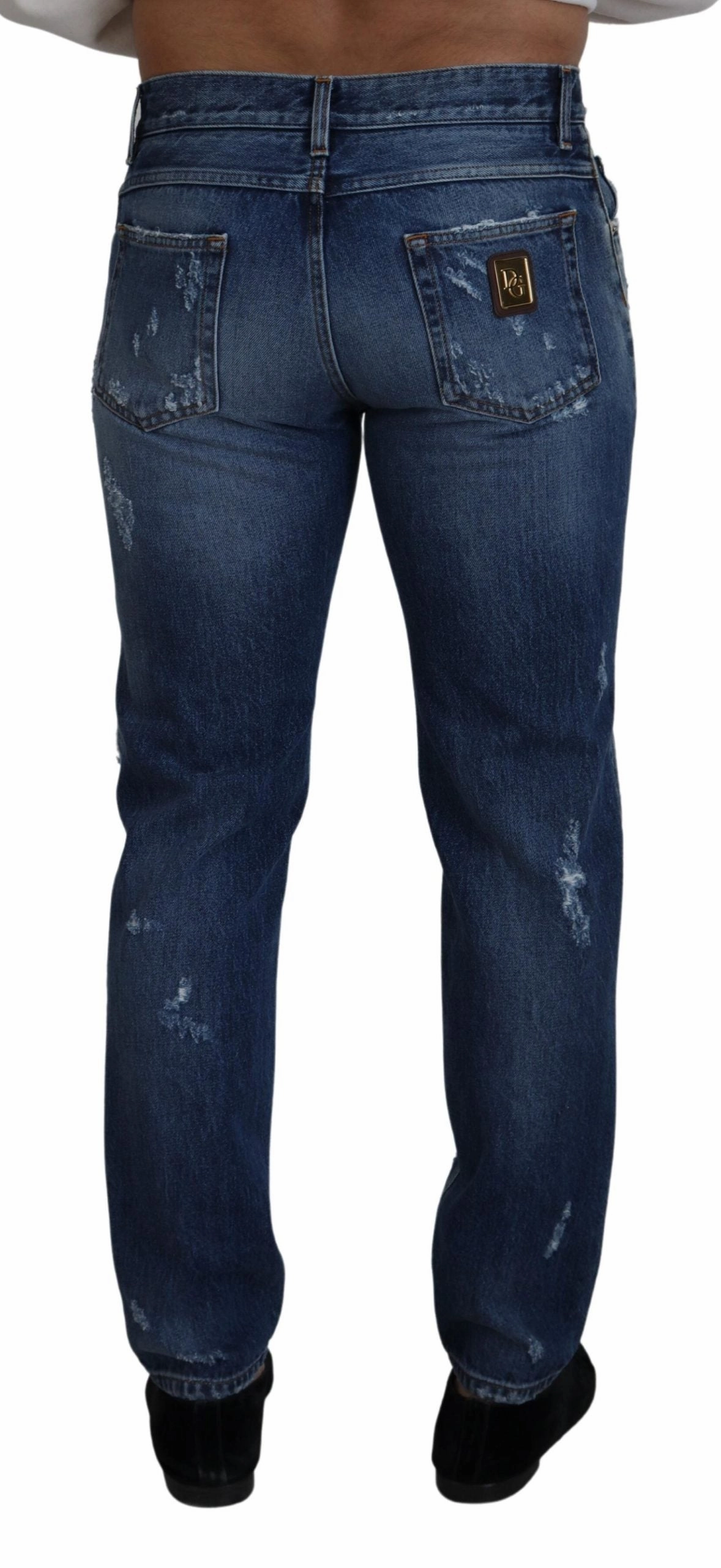 Dolce & Gabbana Chic Tatte Pants for the Modern Men's Man