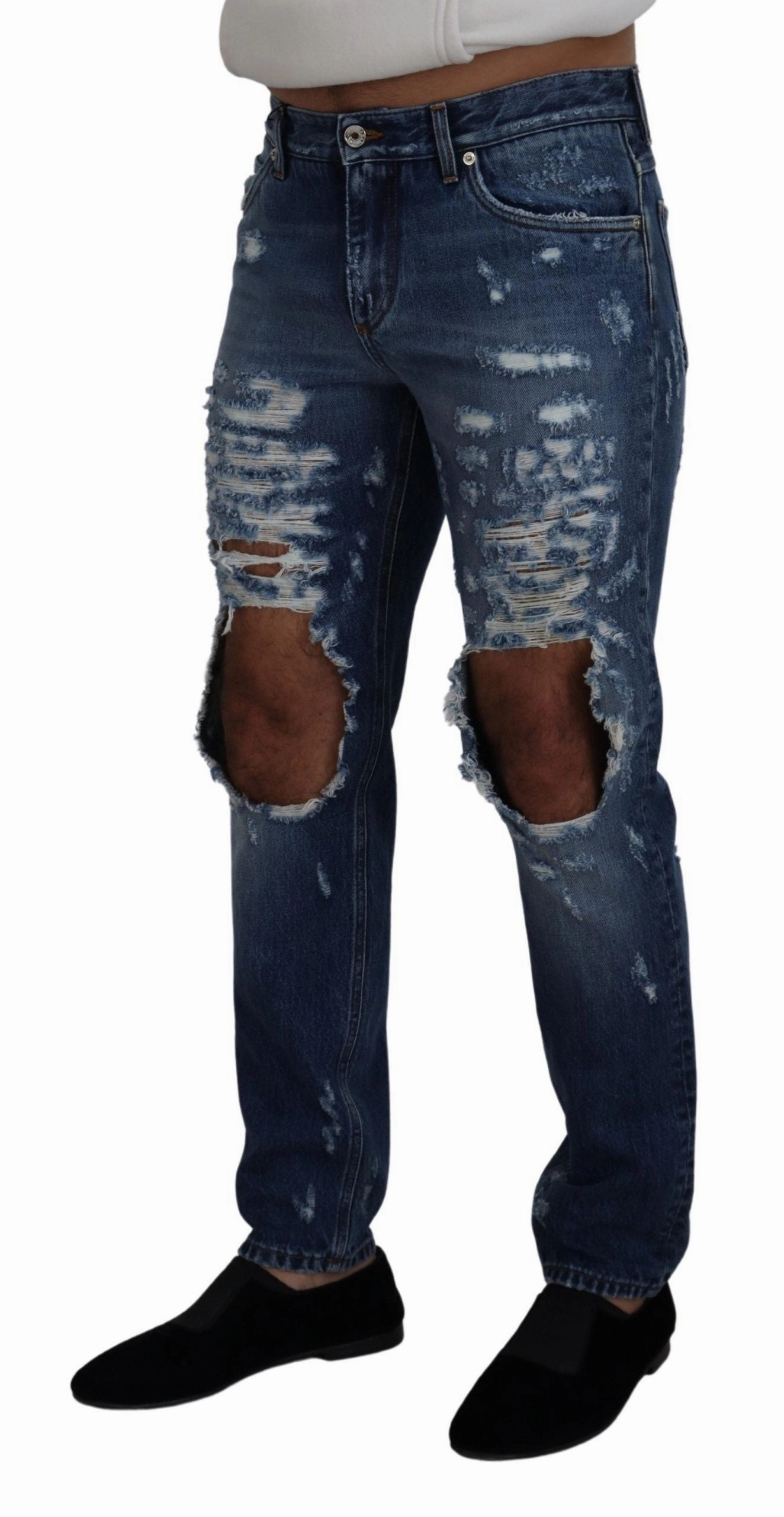 Dolce & Gabbana Chic Tatte Pants for the Modern Men's Man