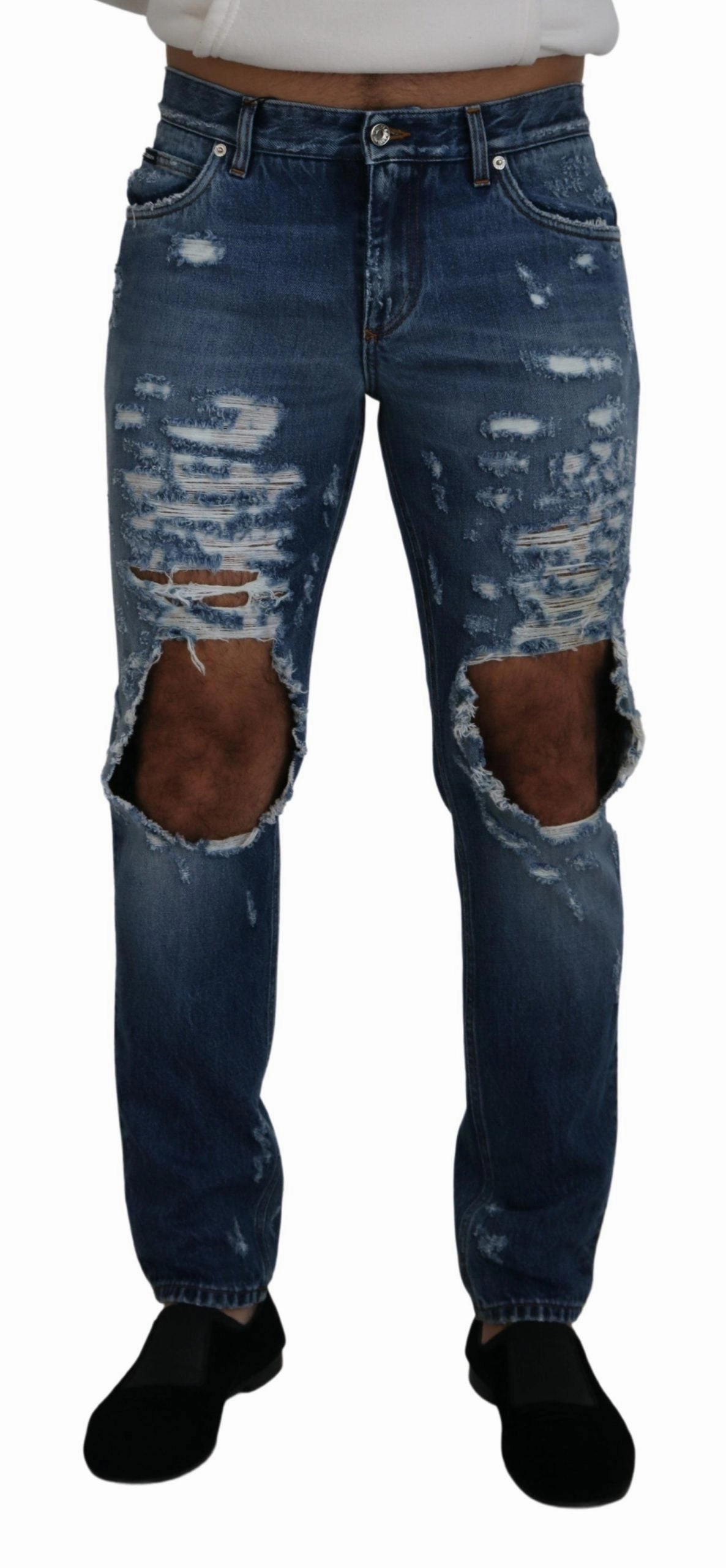 Dolce & Gabbana Chic Tatte Pants for the Modern Men's Man