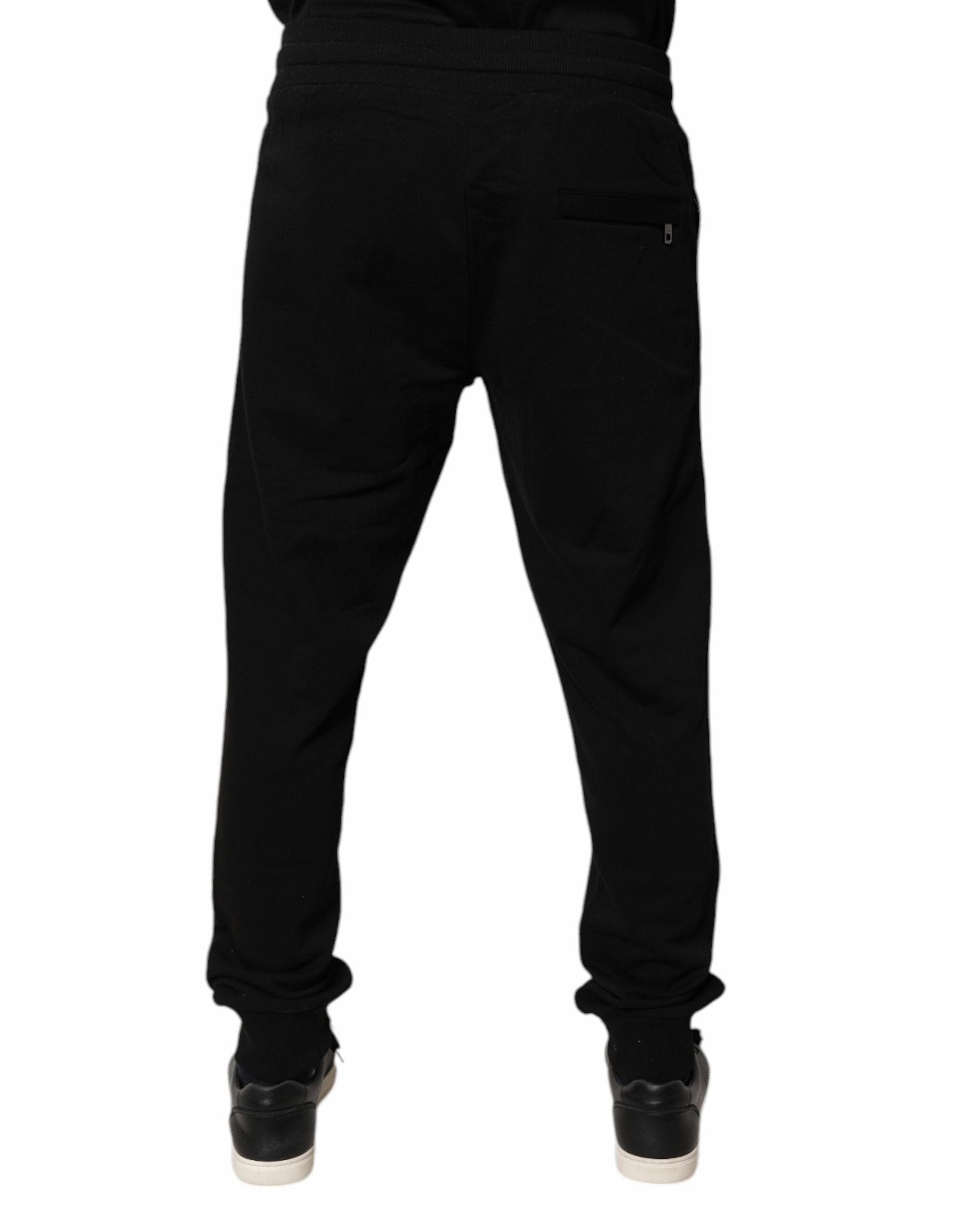 Dolce & Gabbana Cotton Mid Waist Jogger SweatMen's Men's Pants