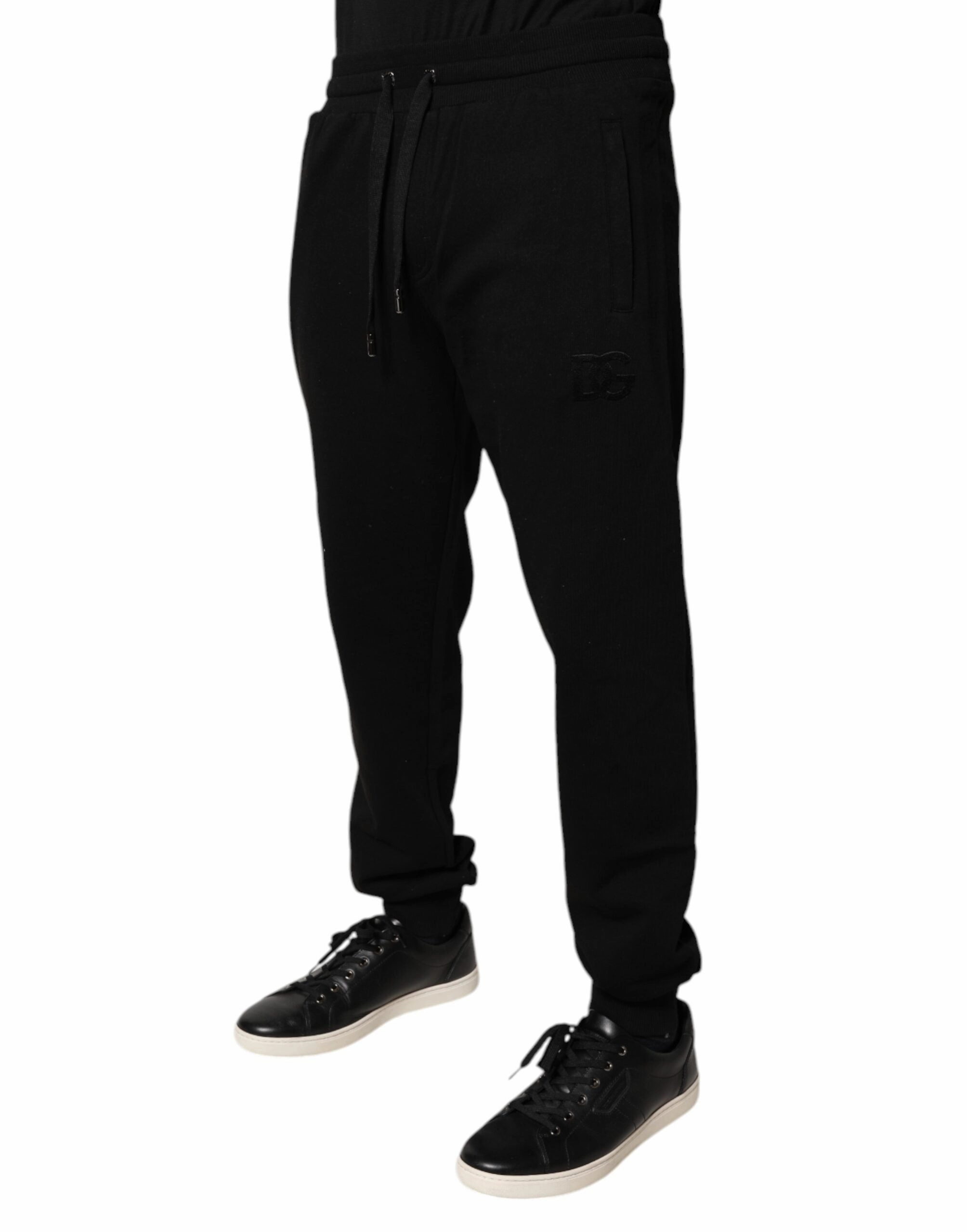 Dolce & Gabbana Cotton Mid Waist Jogger SweatMen's Men's Pants