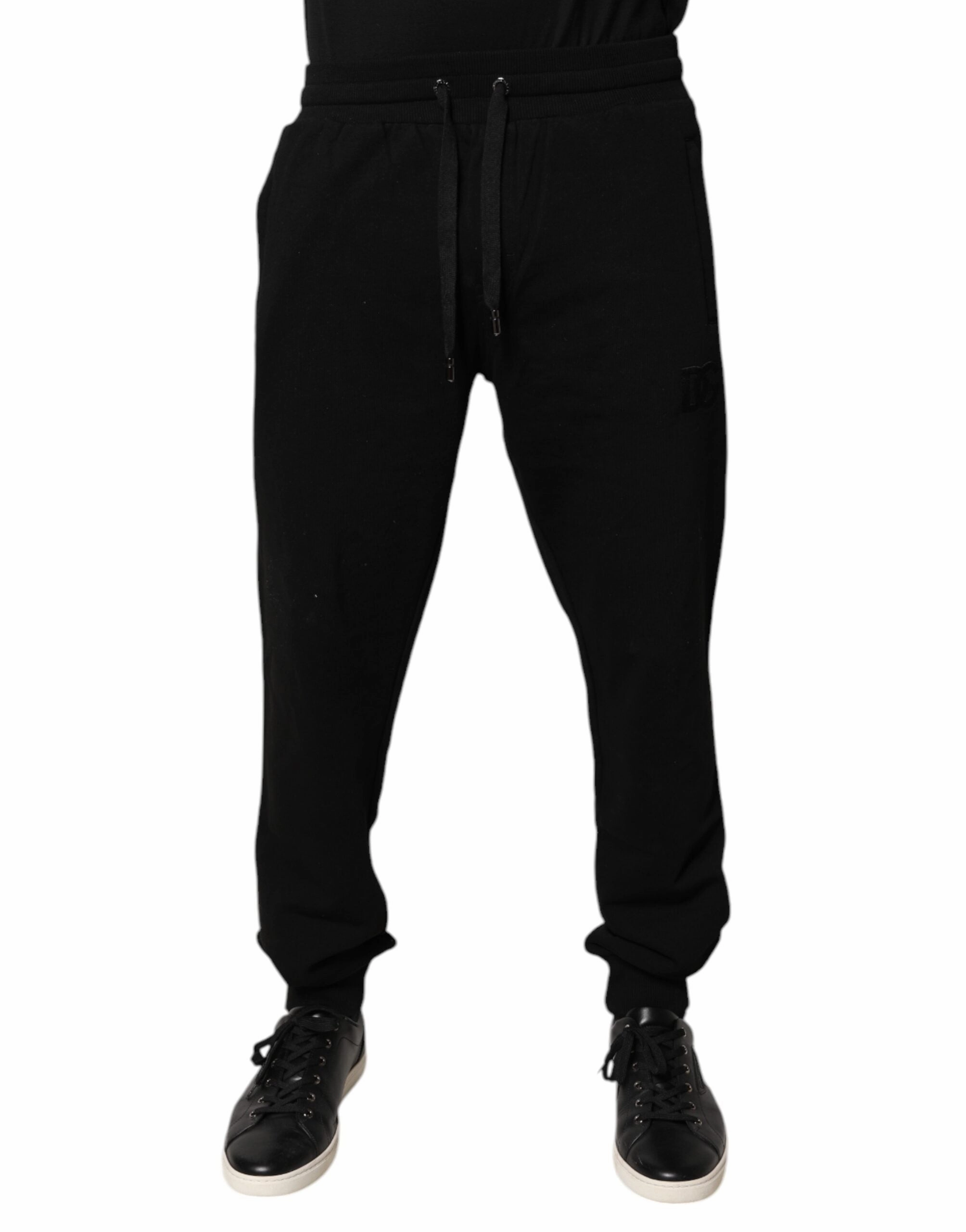Dolce & Gabbana Cotton Mid Waist Jogger SweatMen's Men's Pants