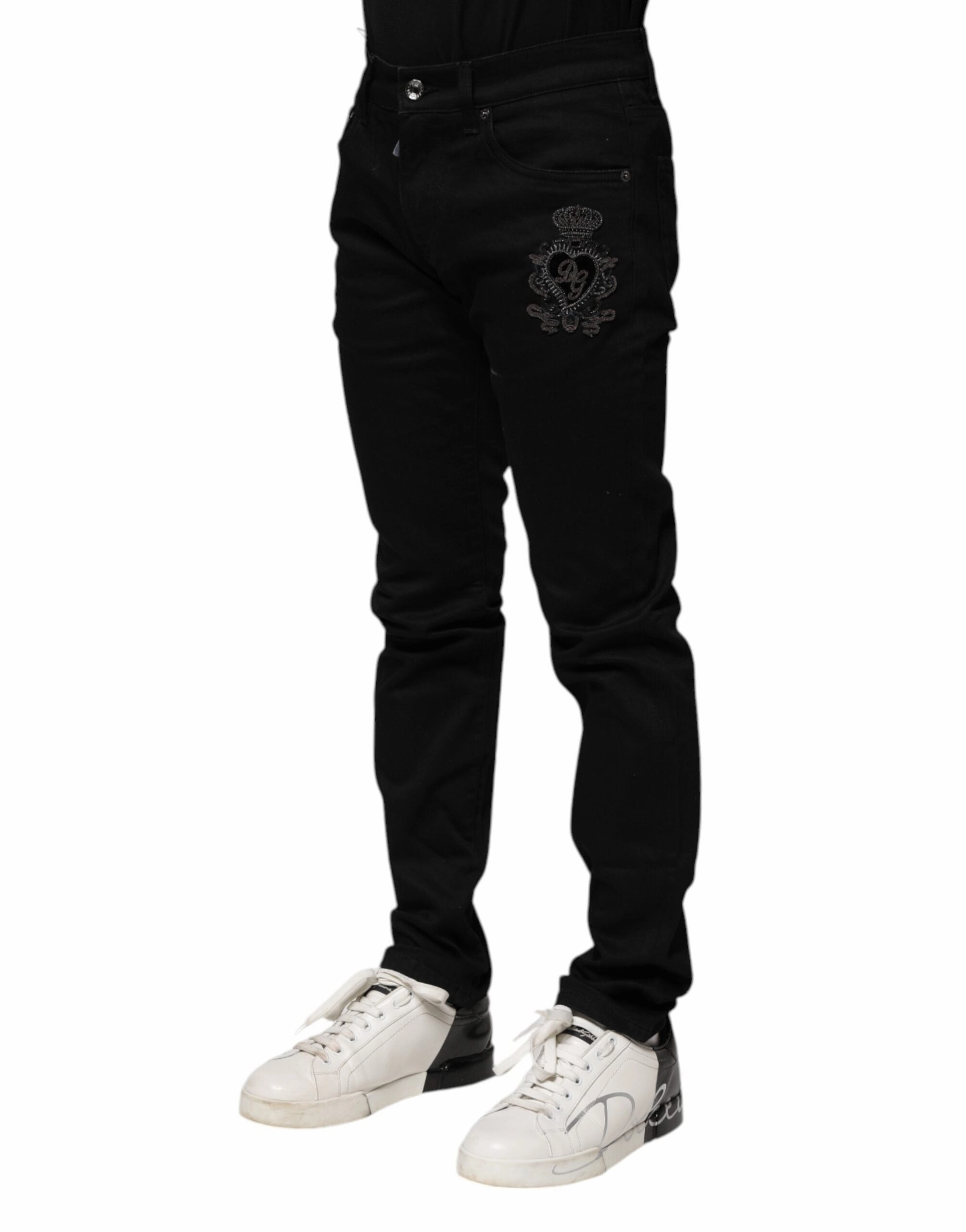 Dolce & Gabbana Cotton Skinny Men blue Men's Jeans