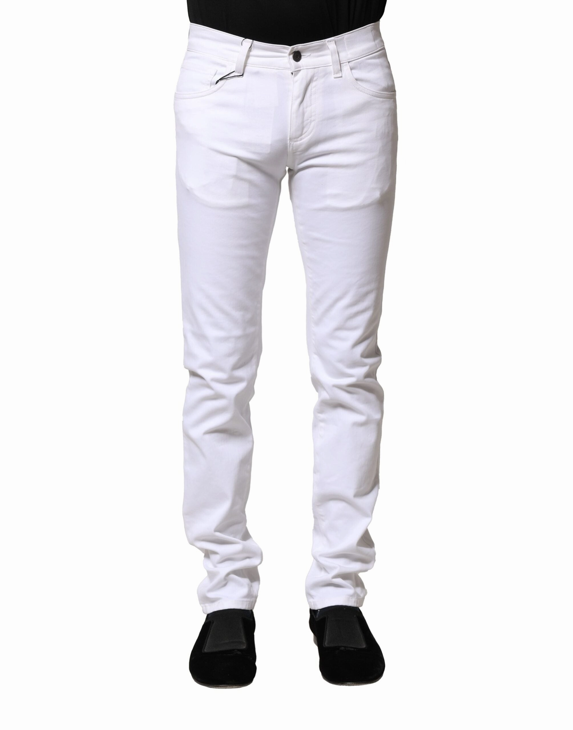 Dolce & Gabbana Cotton Skinny Men blue Men's Jeans
