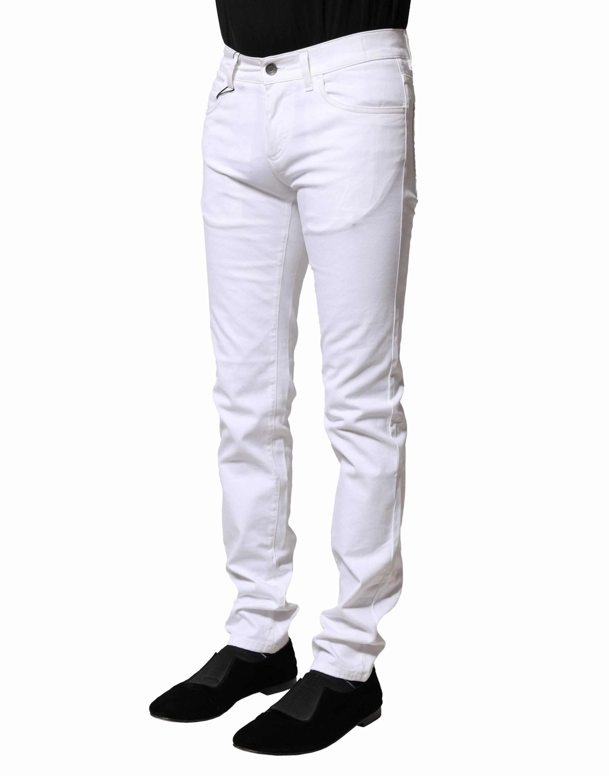Dolce & Gabbana Cotton Skinny Men blue Men's Jeans