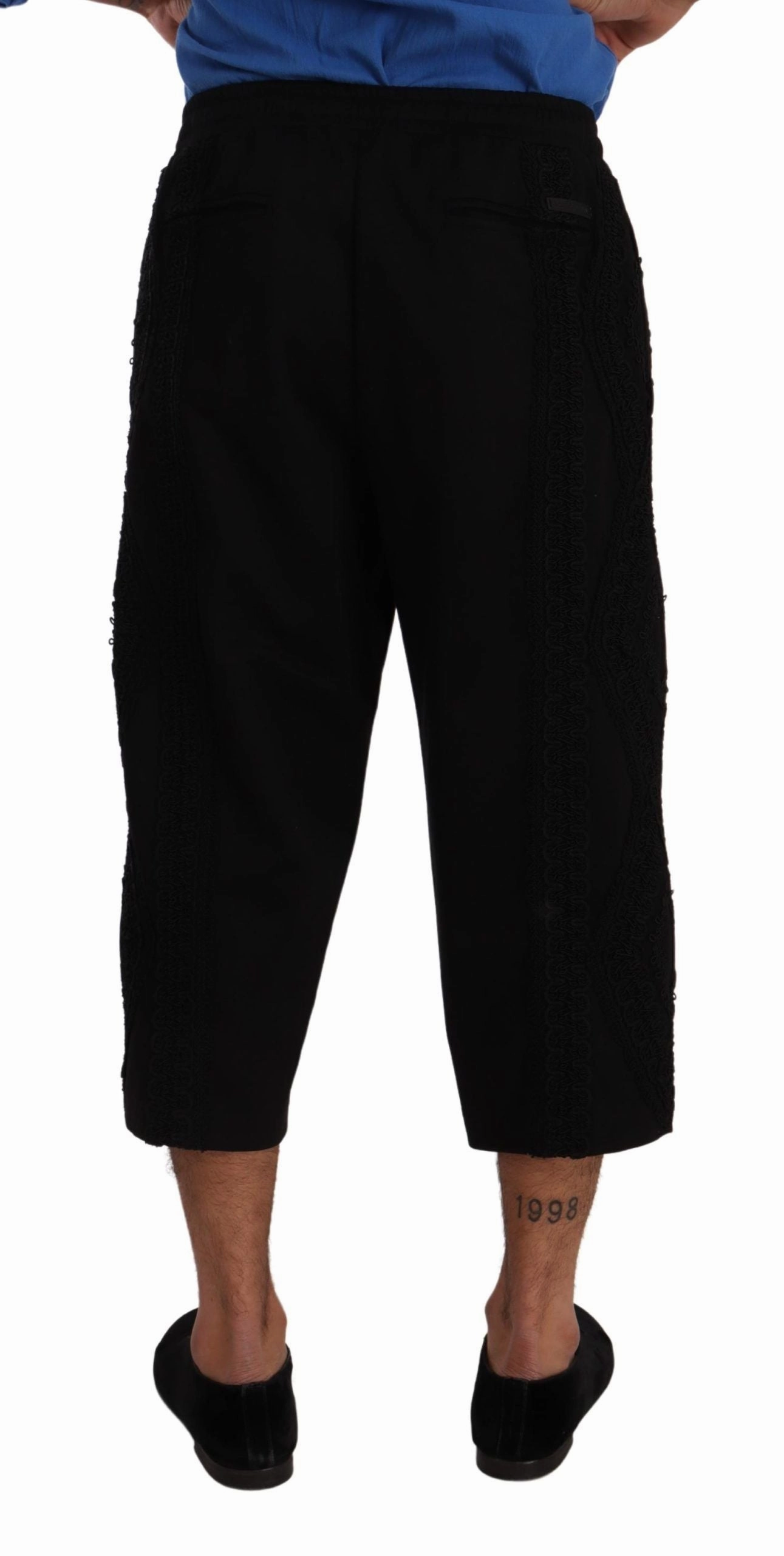 Dolce & Gabbana Elegant Cotton Blend Cropped Men's Pants