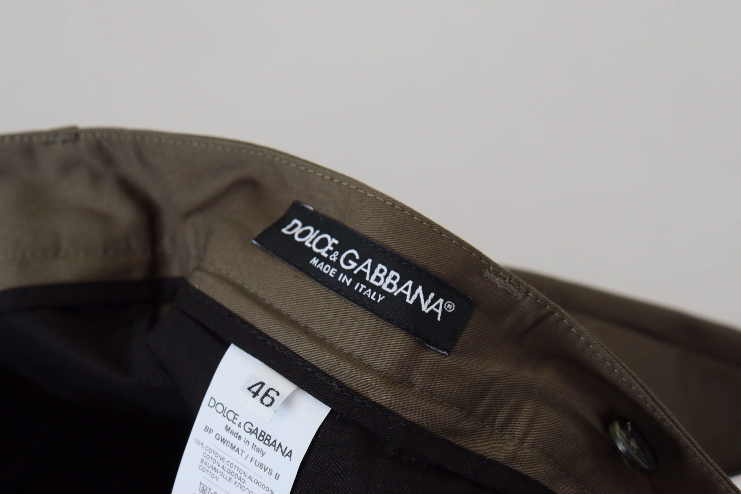 Dolce & Gabbana Elegant Cotton Chino Men's Shorts
