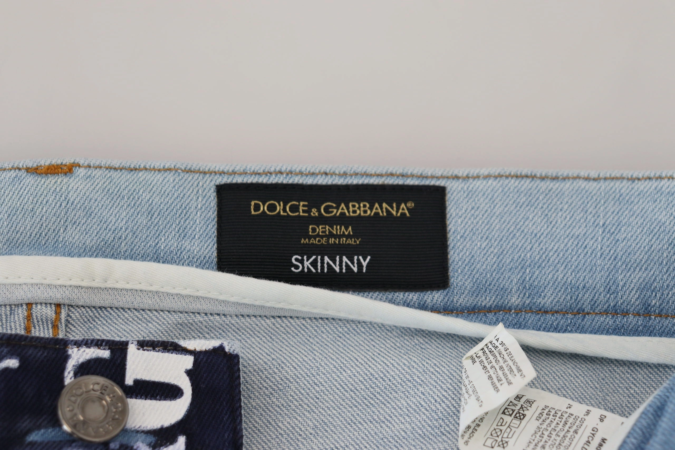Dolce & Gabbana Elegant Crown Print Men's Pants