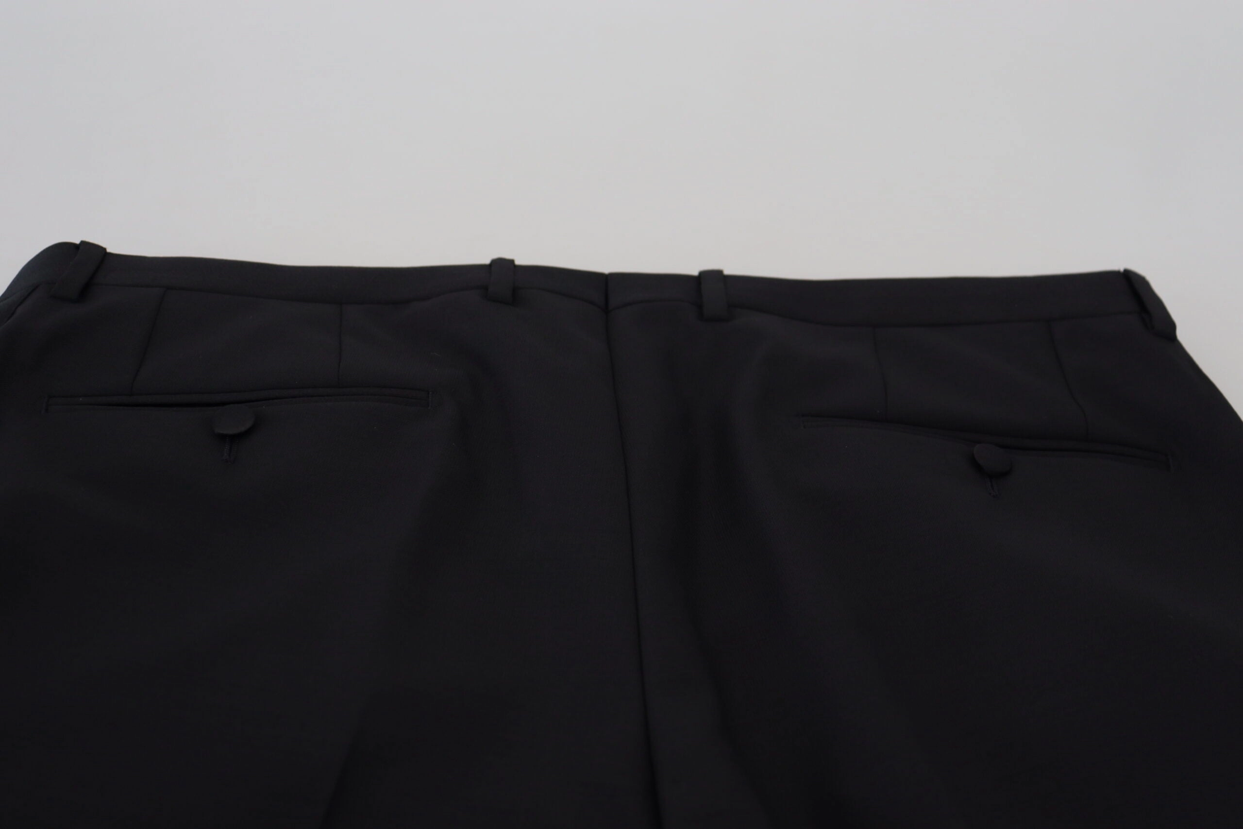 Dolce & Gabbana Elegant Dress Pants from Virgin Wool Men's Blend