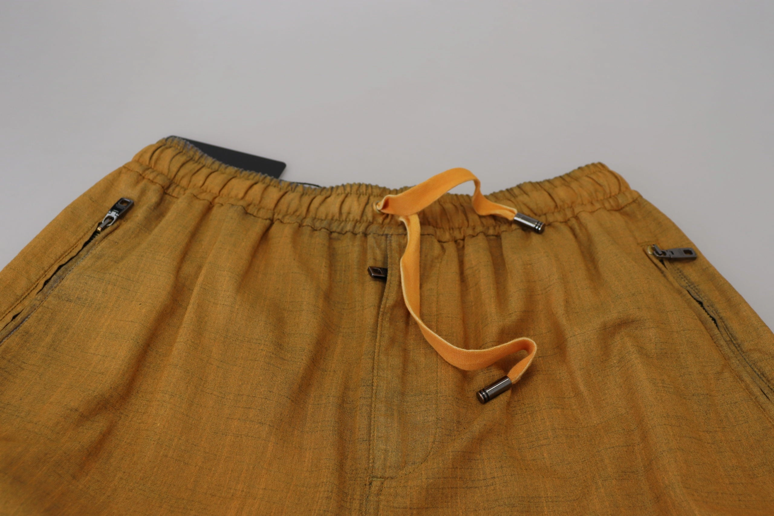 Dolce & Gabbana Elegant Italian Linen Men's Trousers