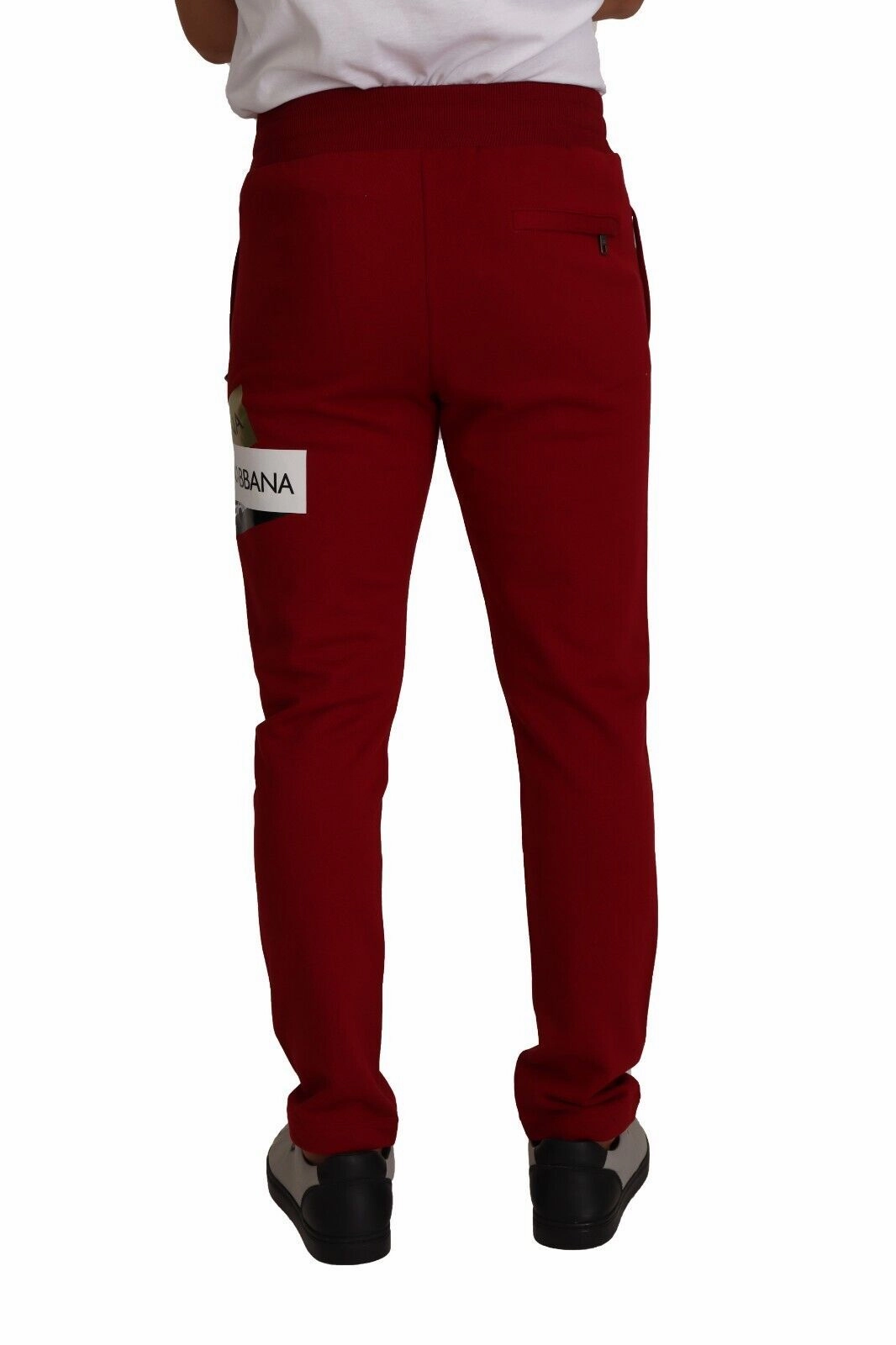 Dolce & Gabbana Elegant Jogging Pants with Drawstring Men's Closure