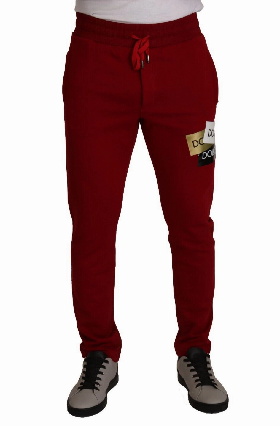 Dolce & Gabbana Elegant Jogging Pants with Drawstring Men's Closure