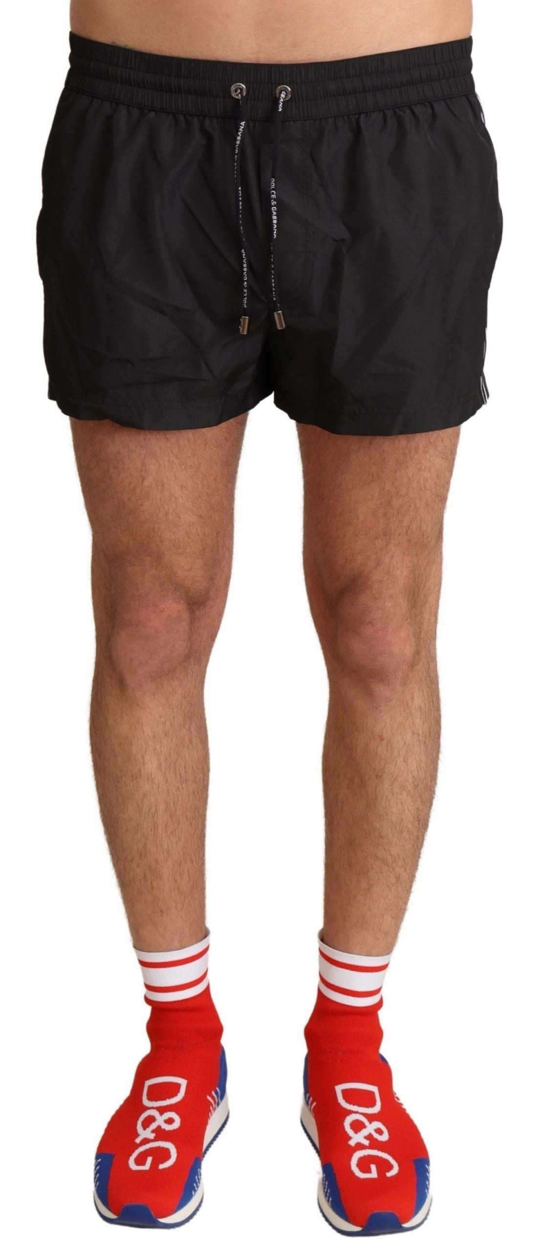 Dolce & Gabbana Elegant KING Motive Swim Men's Trunks