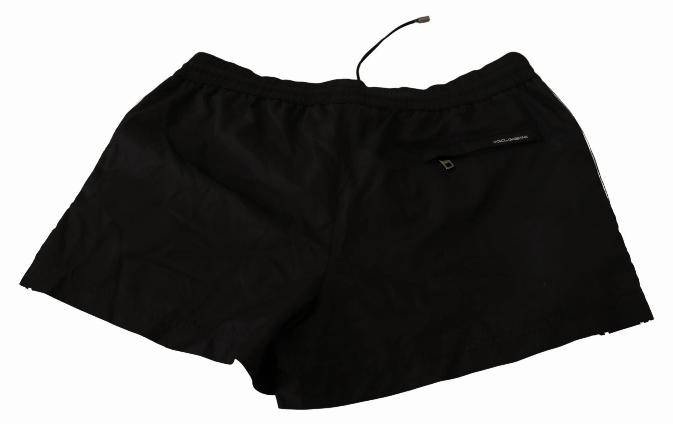 Dolce & Gabbana Elegant KING Motive Swim Men's Trunks