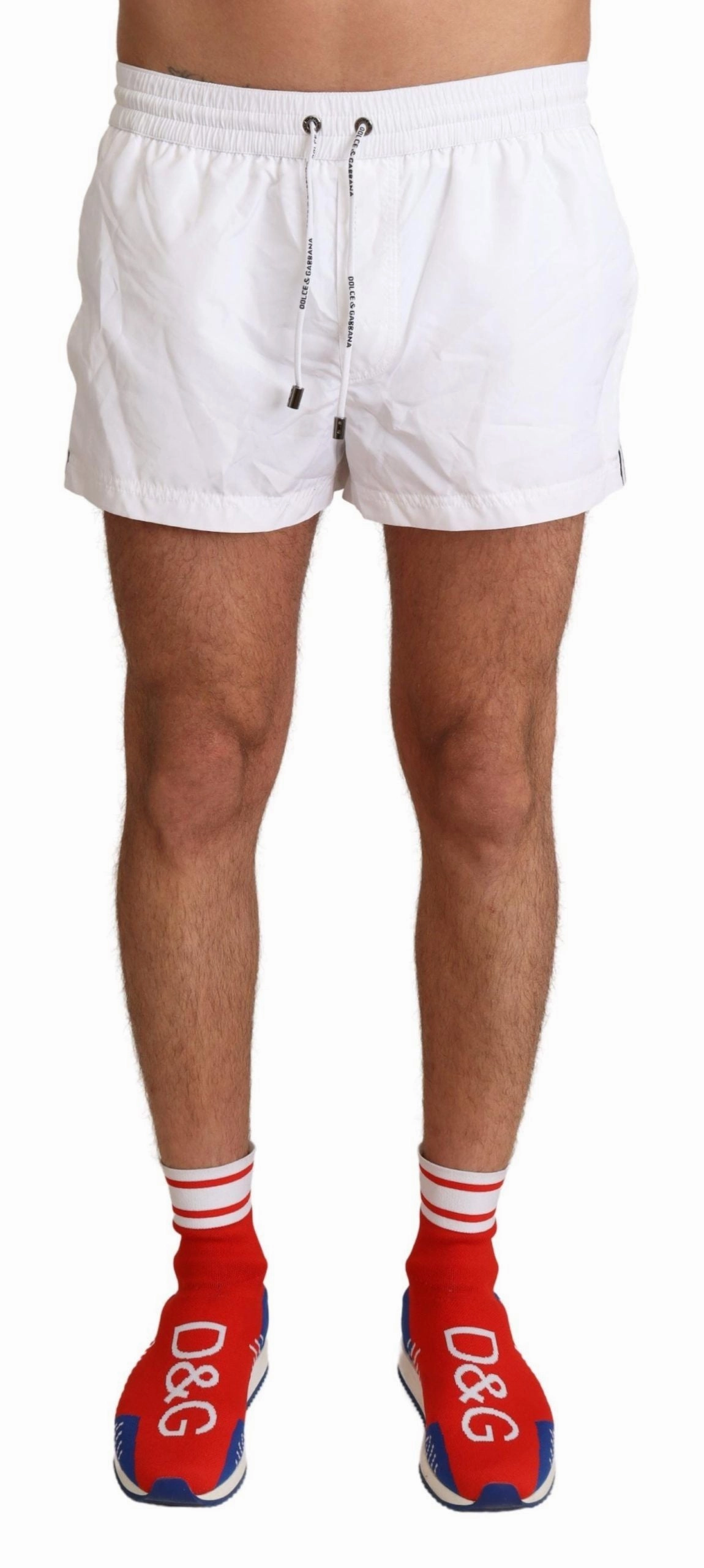 Dolce & Gabbana Elegant KING Motive Swim Men's Trunks