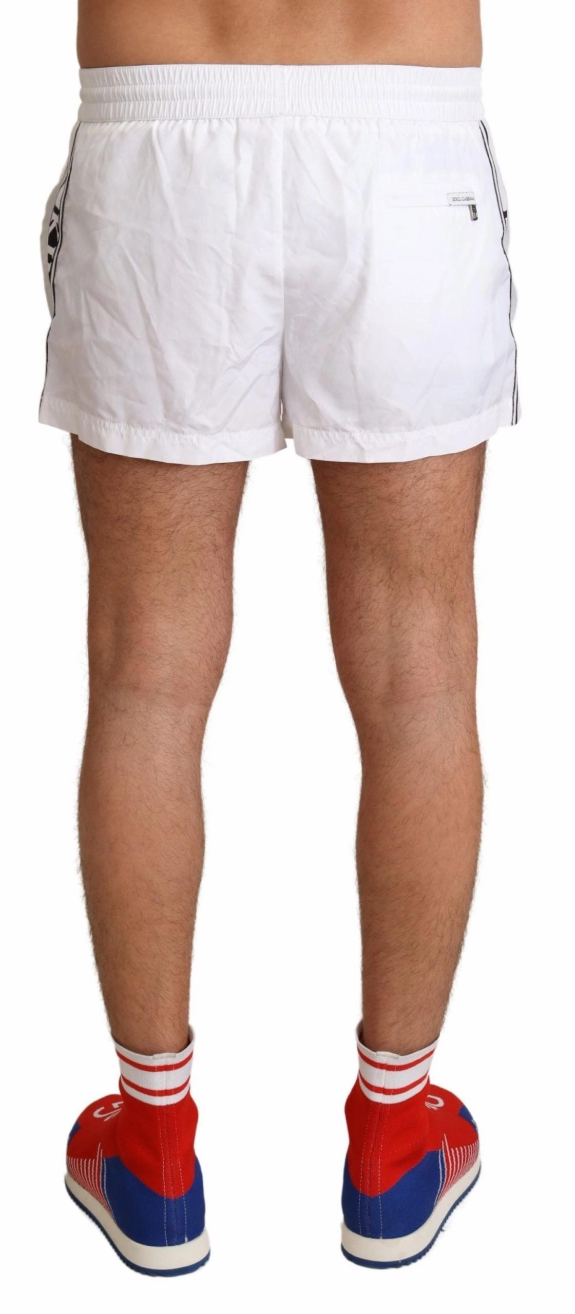 Dolce & Gabbana Elegant KING Motive Swim Men's Trunks