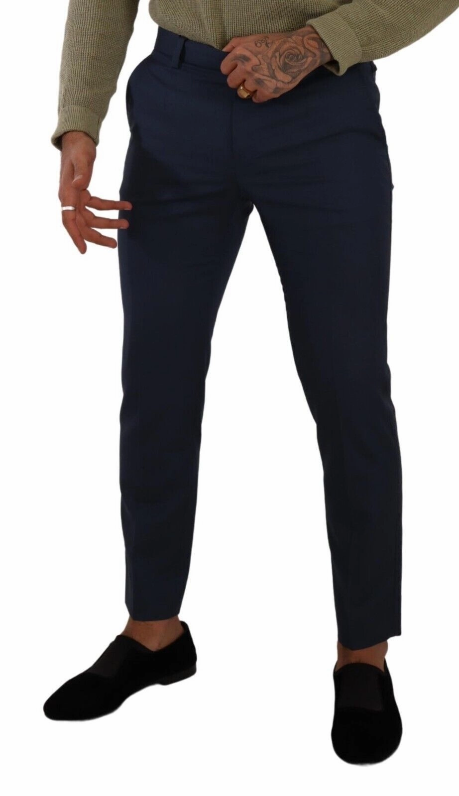 Dolce & Gabbana Elegant  Slim-Fit Dress Men's Pants