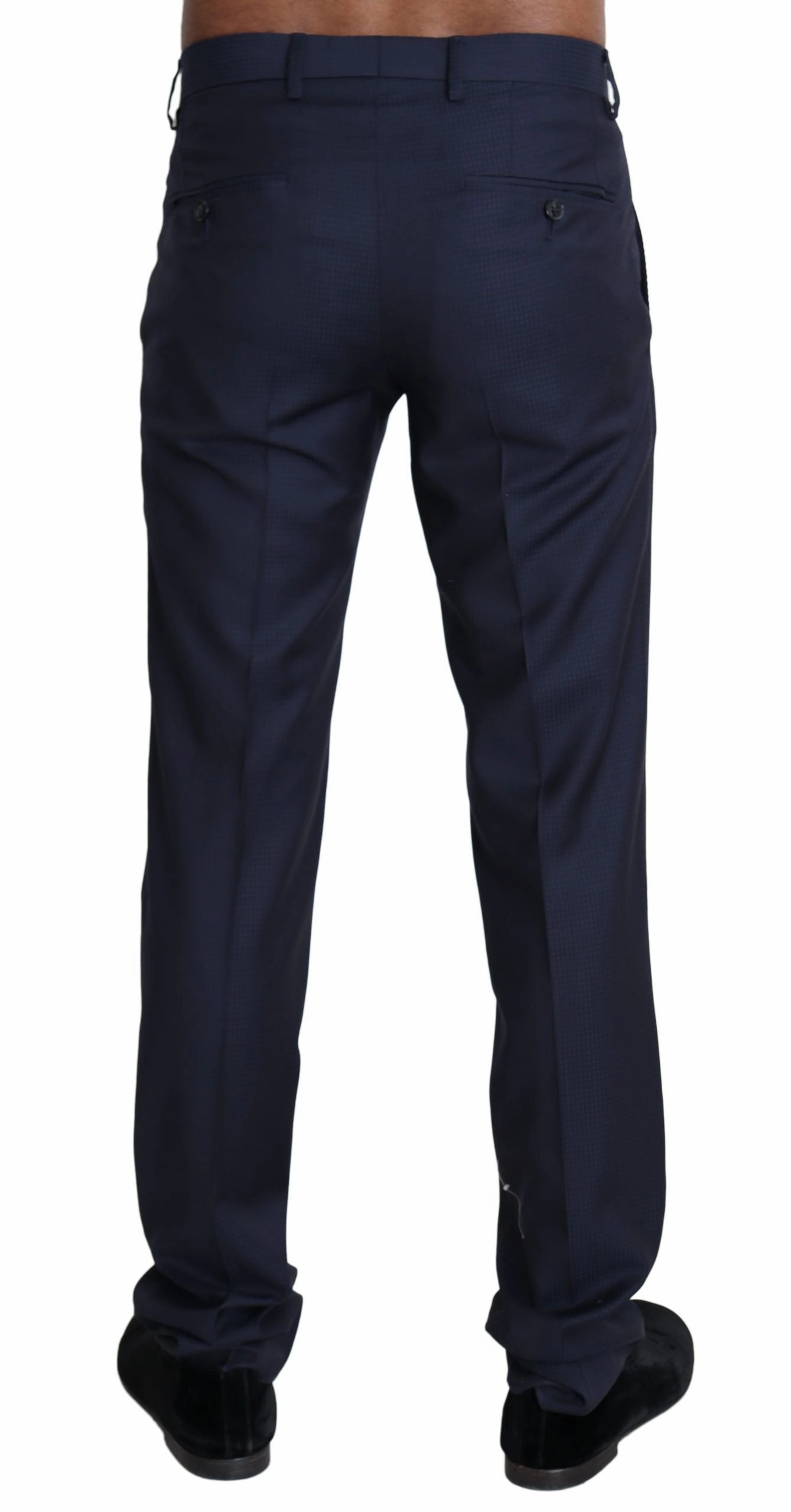 Dolce & Gabbana Elegant Slim Fit Wool Blend Dress Men's Pants