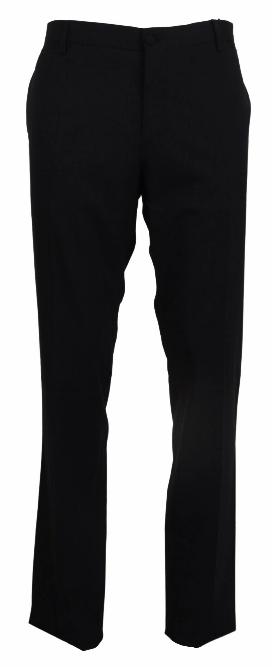 Dolce & Gabbana Elegant Slim Fit Wool Blend Men's Trousers