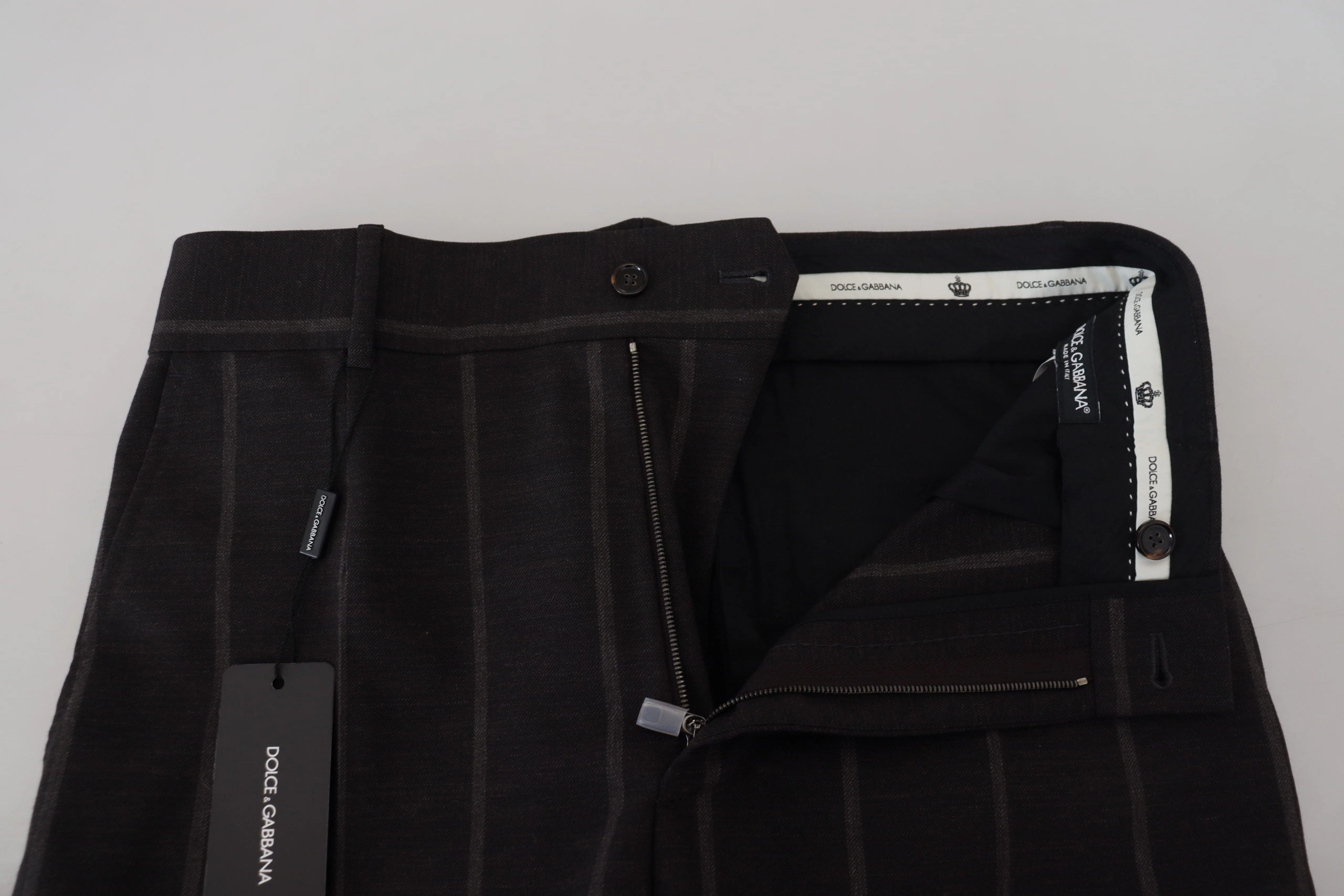 Dolce & Gabbana Elegant Striped Chino Men's Pants