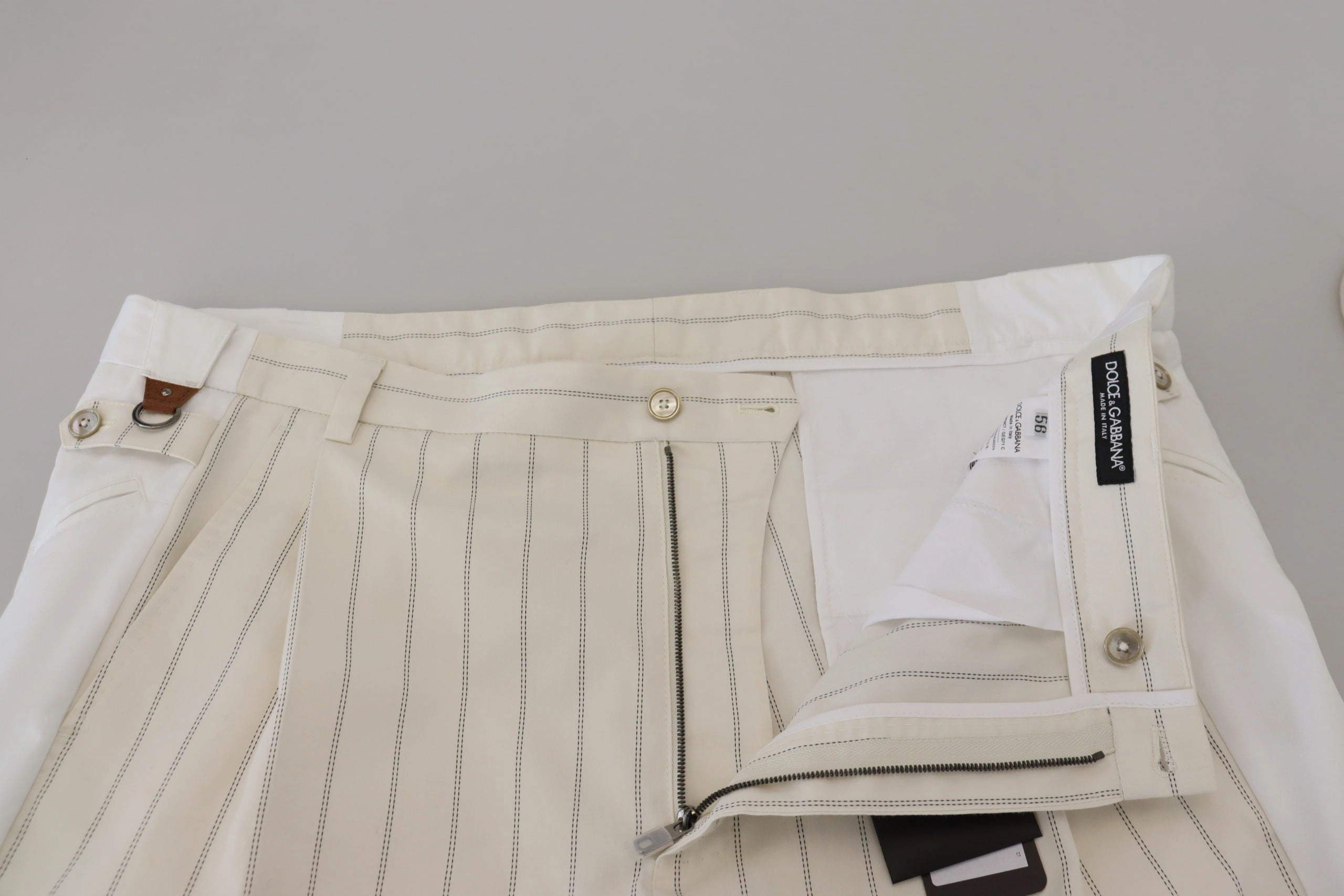 Dolce & Gabbana Elegant Striped MainLine Men's Trousers