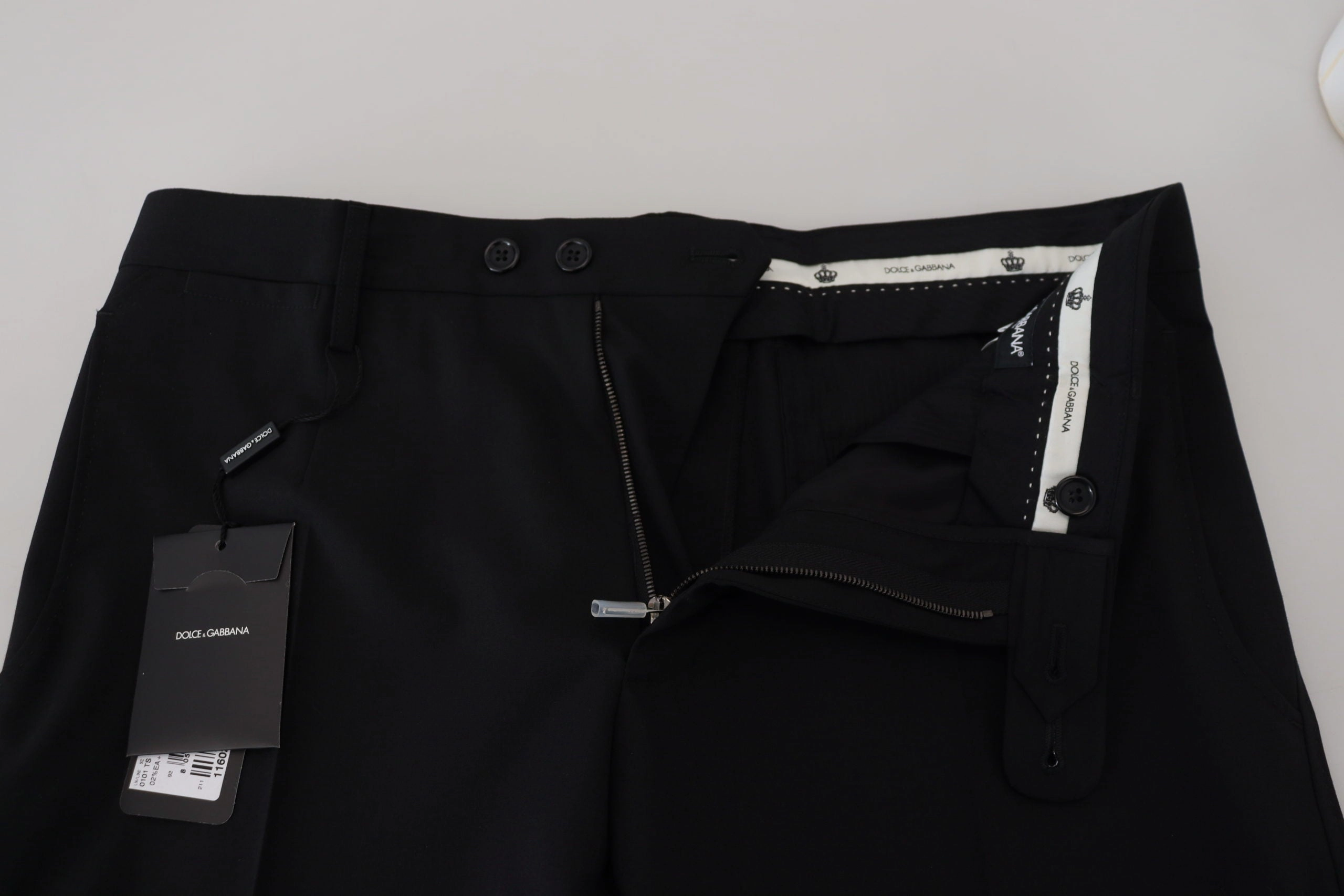Dolce & Gabbana Elegant Wool-Blend Men's Trousers