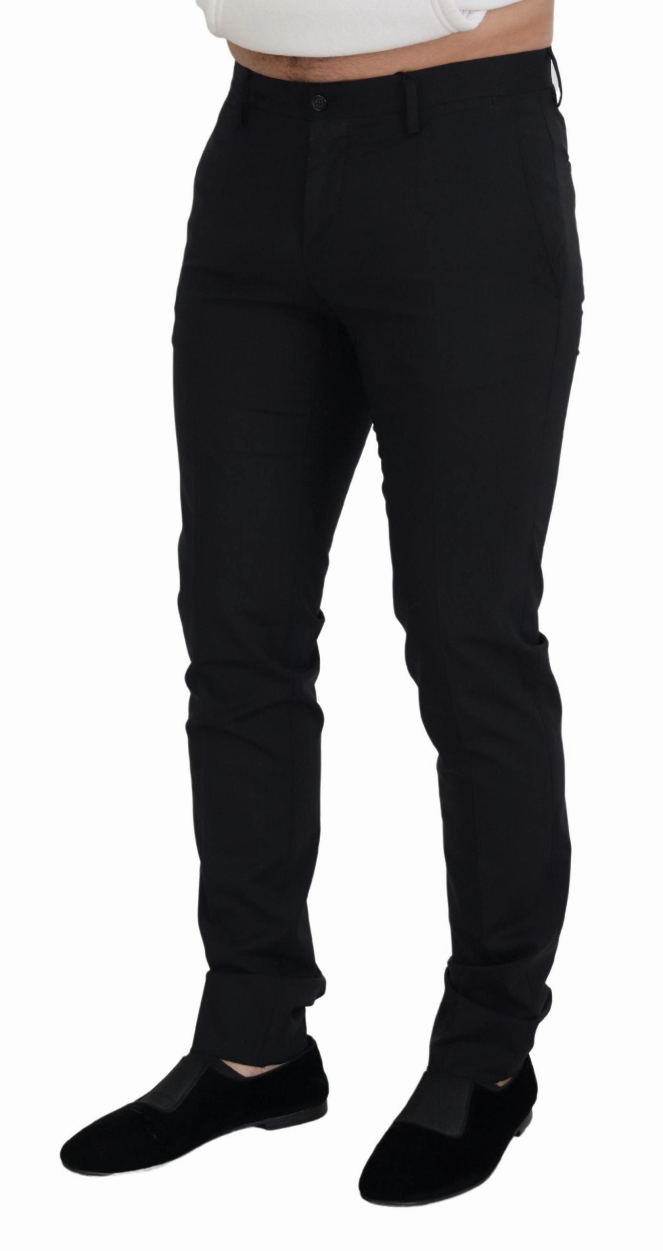 Dolce & Gabbana Elegant Wool Blend Men's Trousers