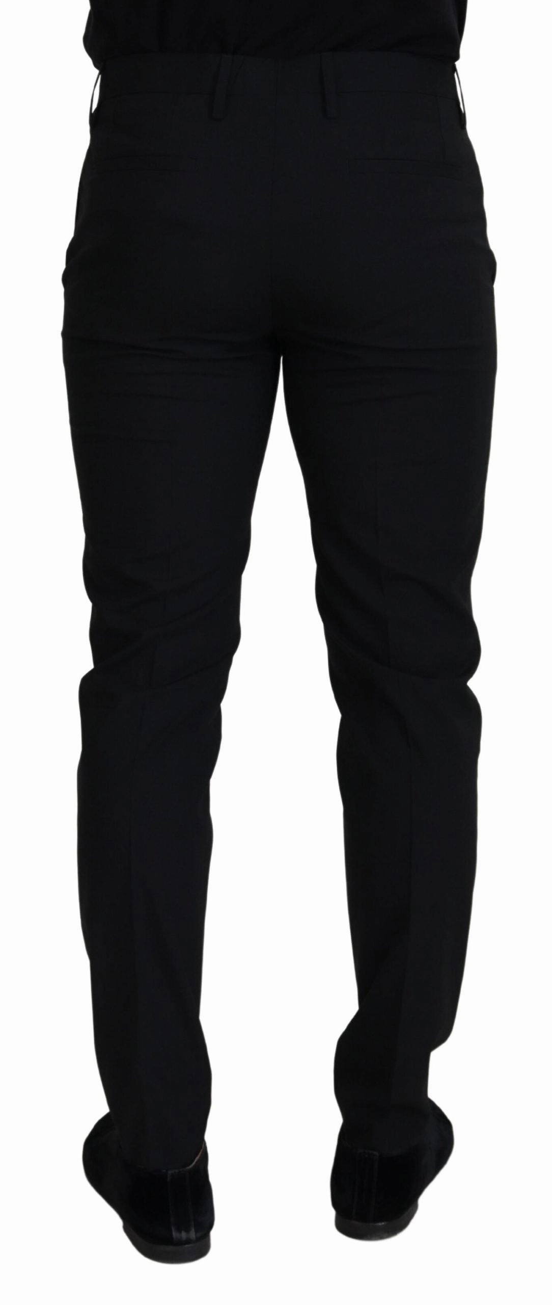 Dolce & Gabbana Elegant Wool-Blend Men's Trousers