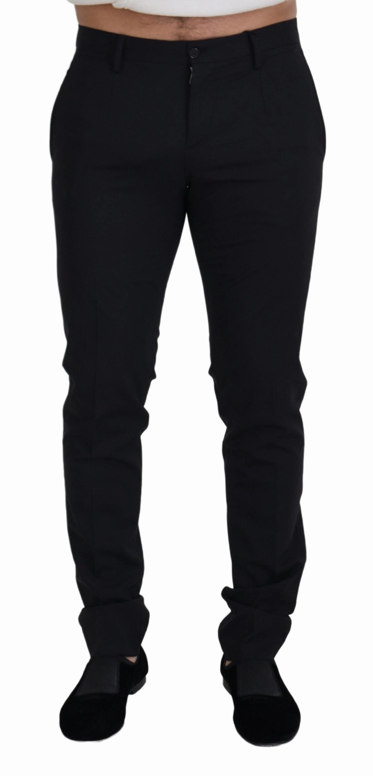 Dolce & Gabbana Elegant Wool Blend Men's Trousers