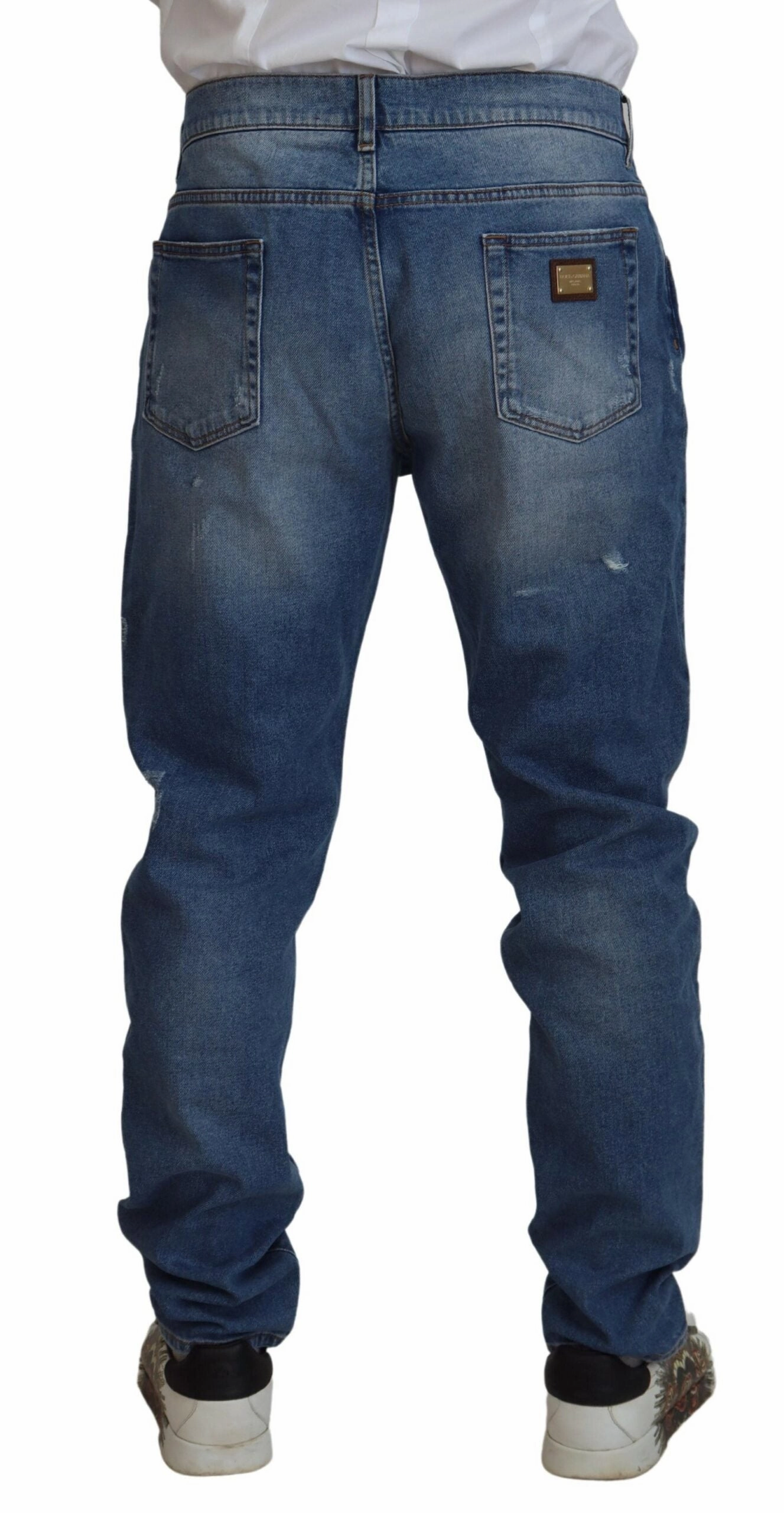 Dolce & Gabbana Exquisite Italian Skinny Men's Jeans