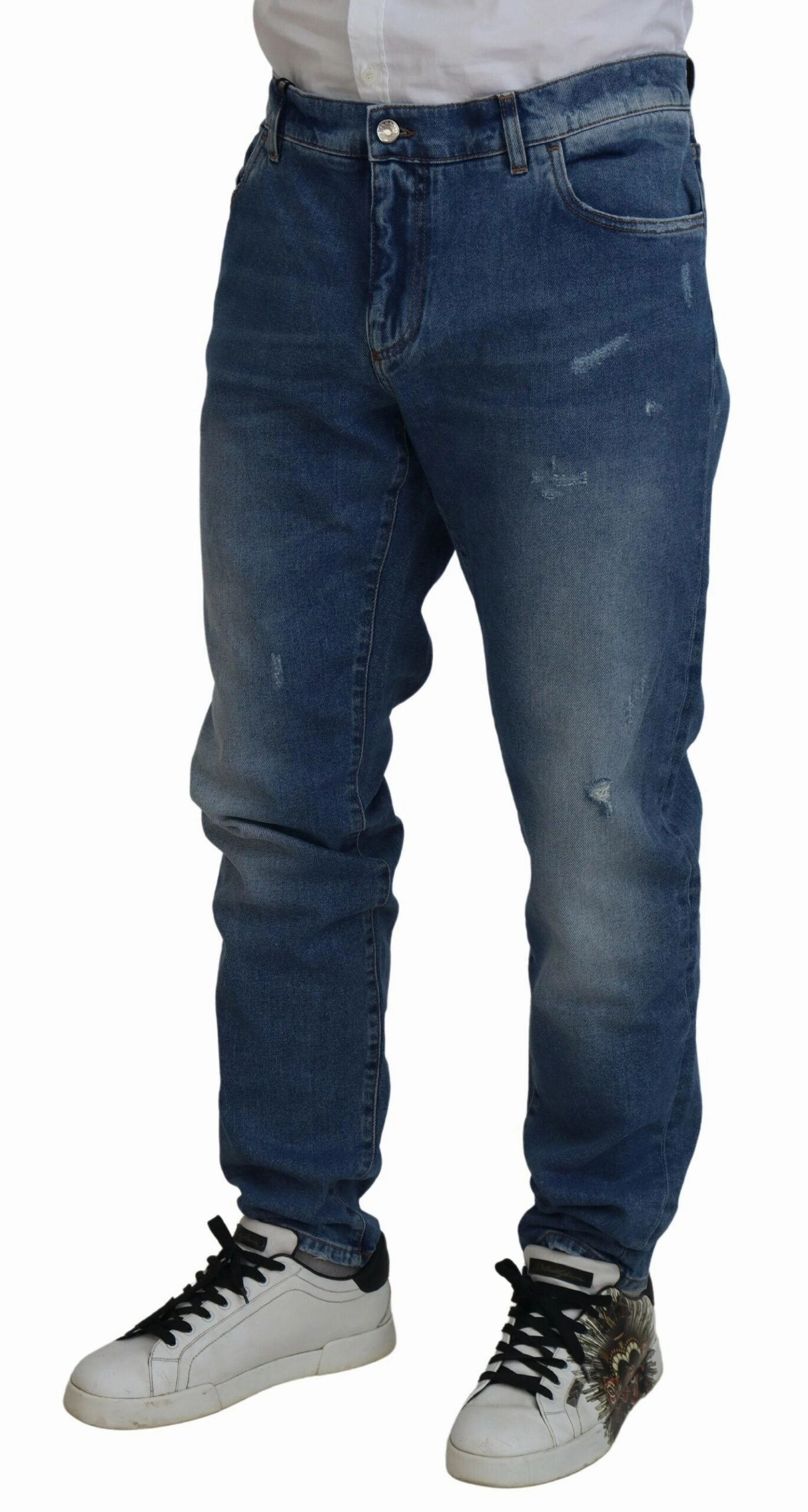 Dolce & Gabbana Exquisite Italian Skinny Men's Jeans