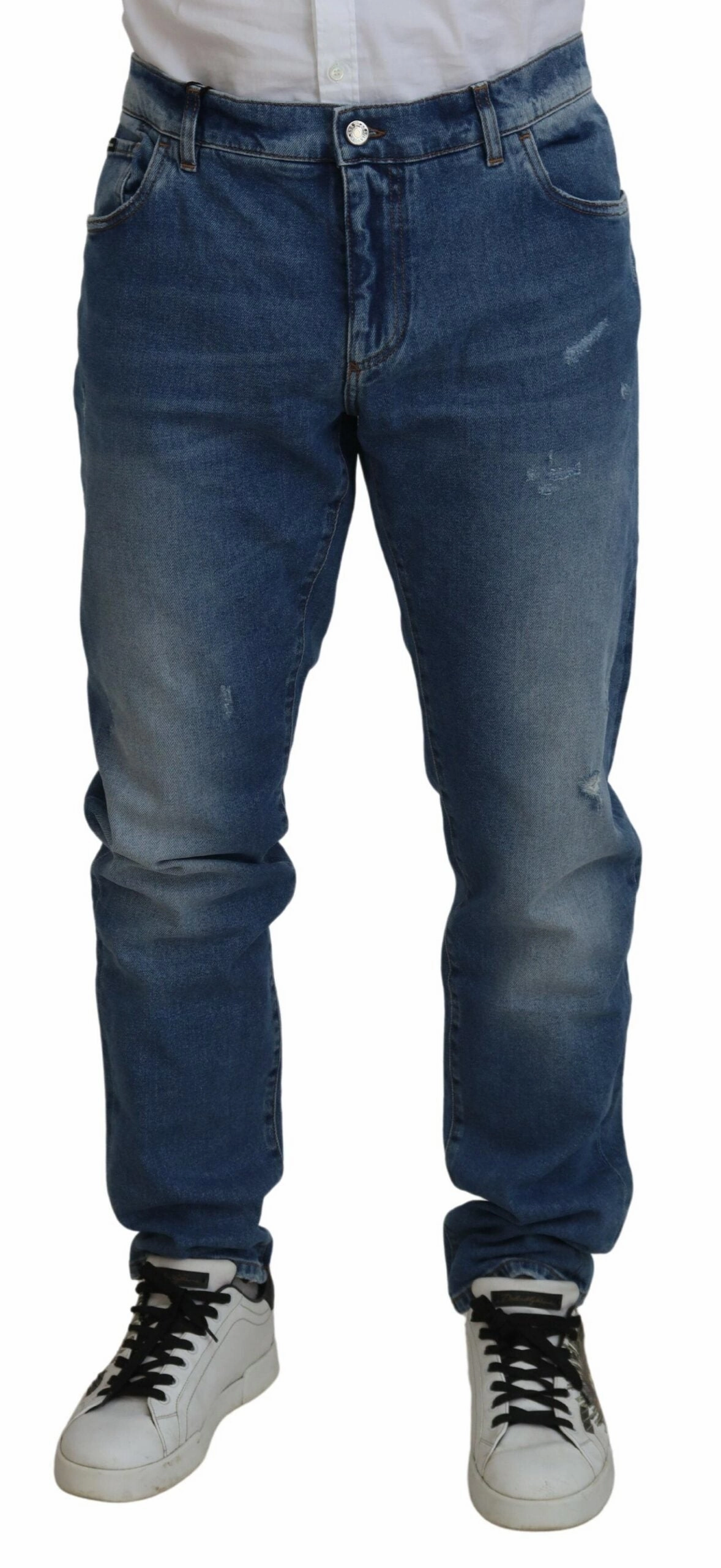 Dolce & Gabbana Exquisite Italian Skinny Men's Jeans