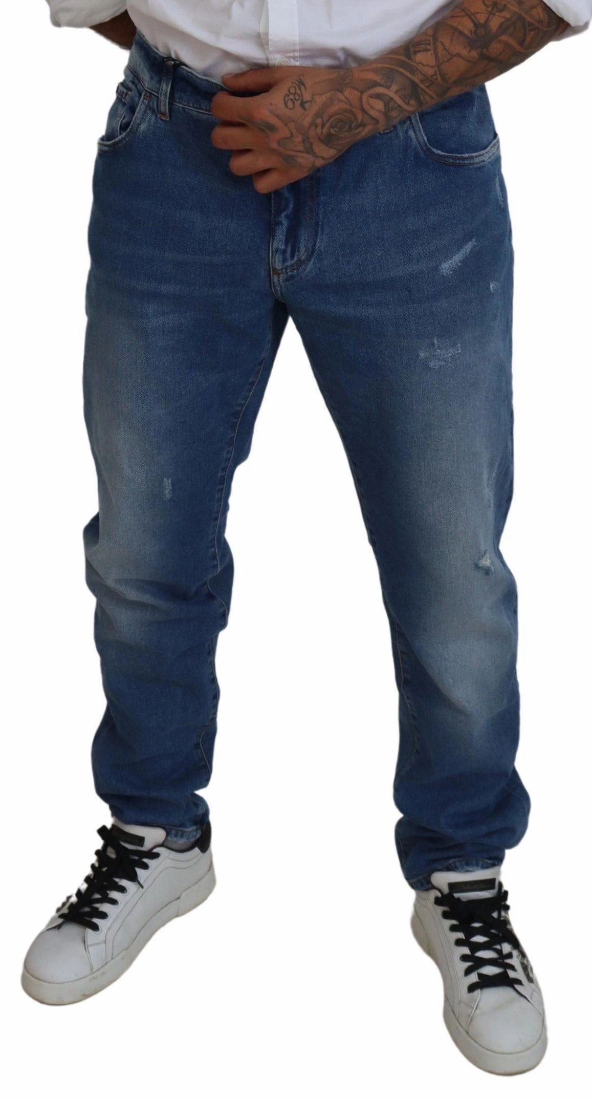 Dolce & Gabbana Exquisite Italian Skinny Men's Jeans