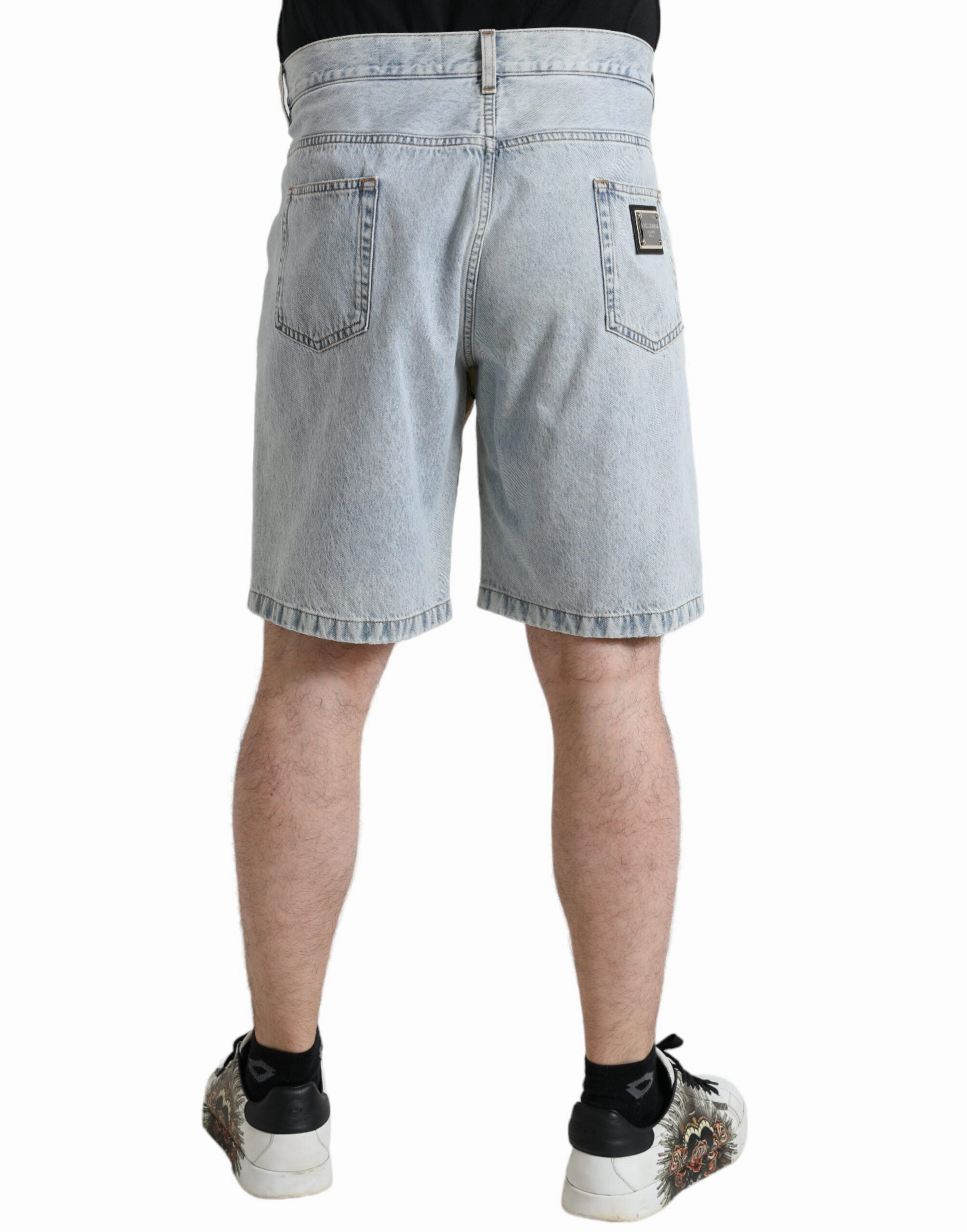Dolce & Gabbana Floral Cotton Bermuda Men's Shorts