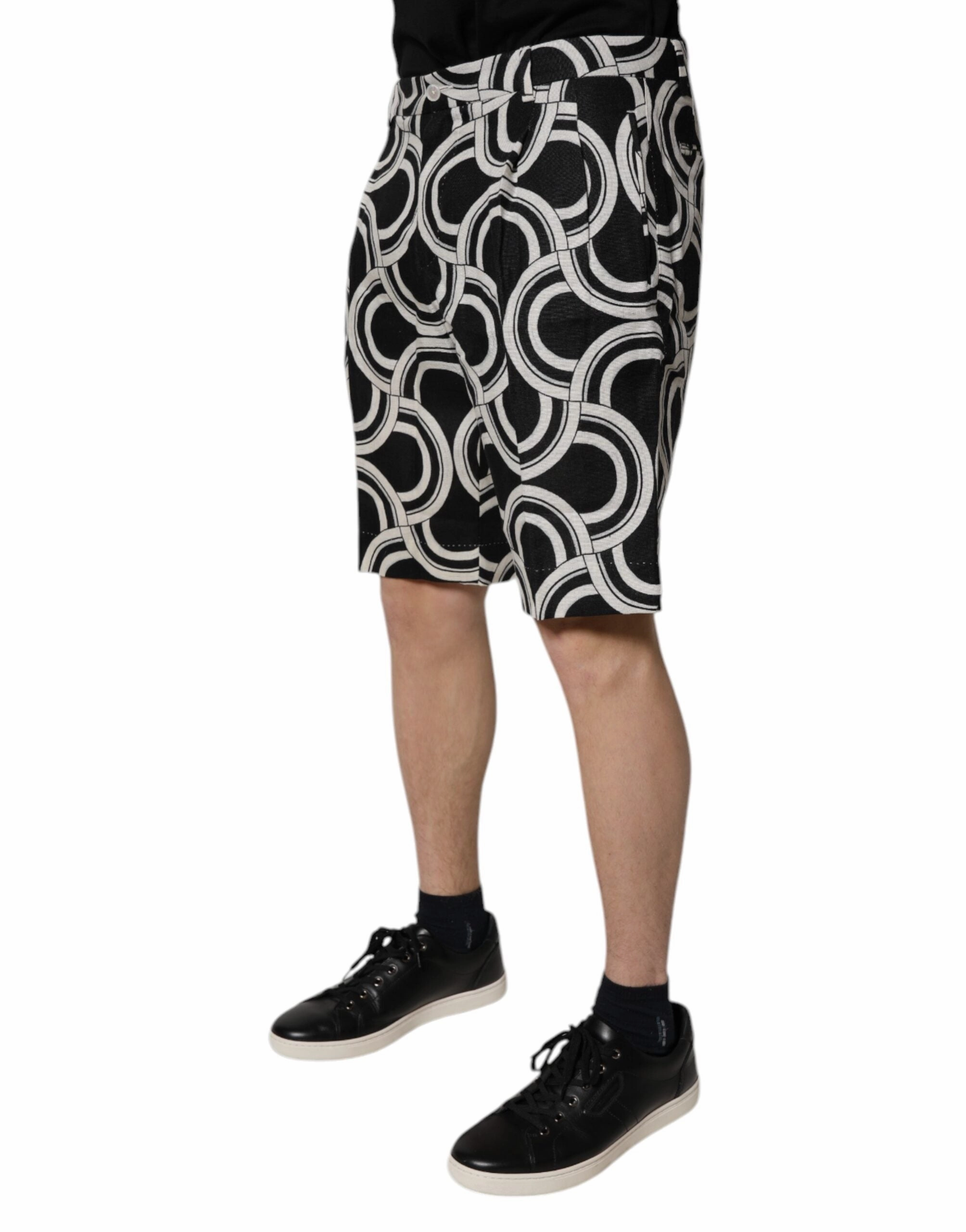 Dolce & Gabbana  Linen Bermuda Men's Shorts (Pre-Owned)