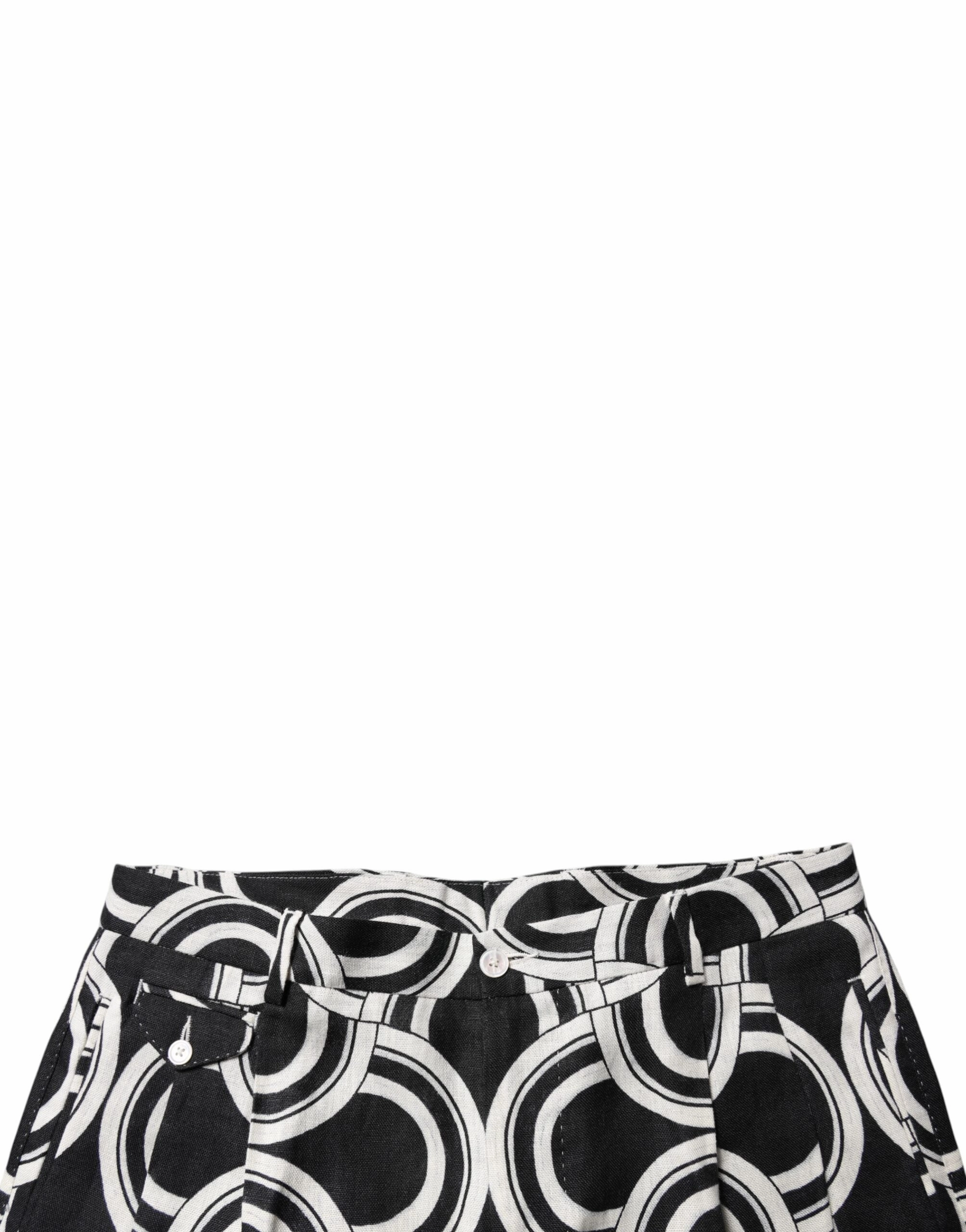 Dolce & Gabbana  Linen Bermuda Men's Shorts (Pre-Owned)