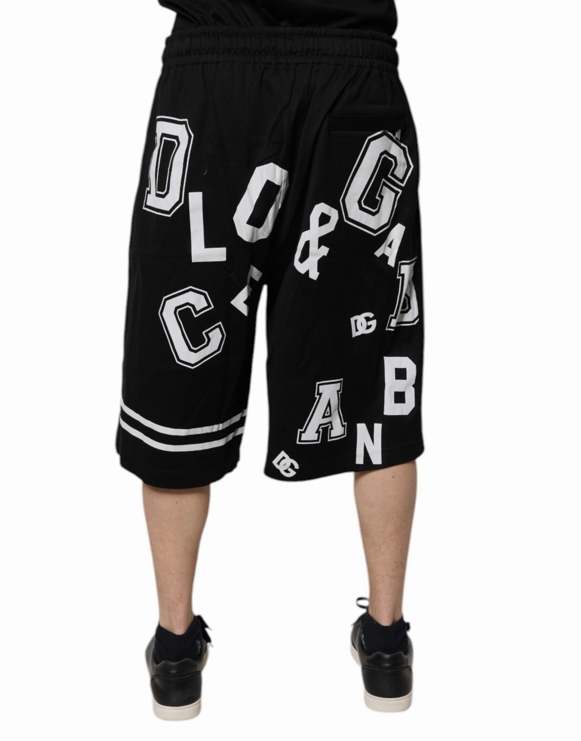 Dolce & Gabbana Logo Cotton Bermuda SweatMen's Men's Shorts (Pre-Owned)