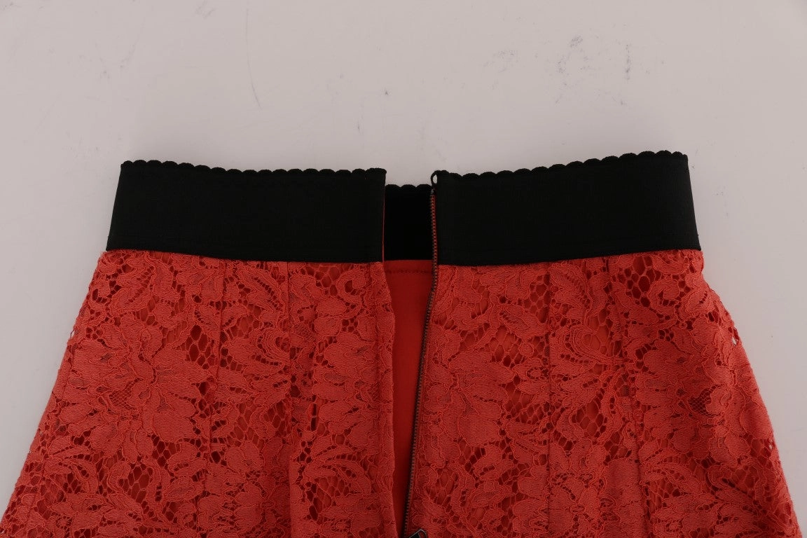 Dolce & Gabbana Macram Lace Pencil Women's Skirt