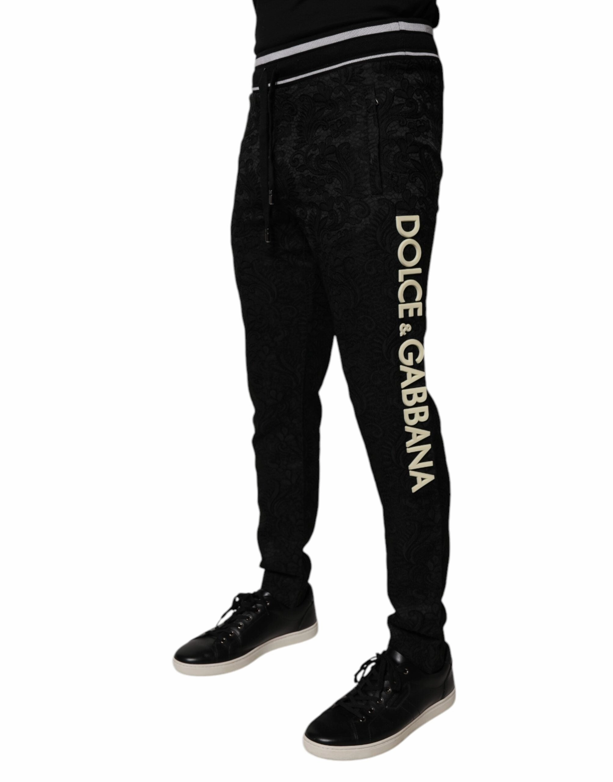 Dolce & Gabbana Mid Waist Jogger Men SweatMen's Men's Pants