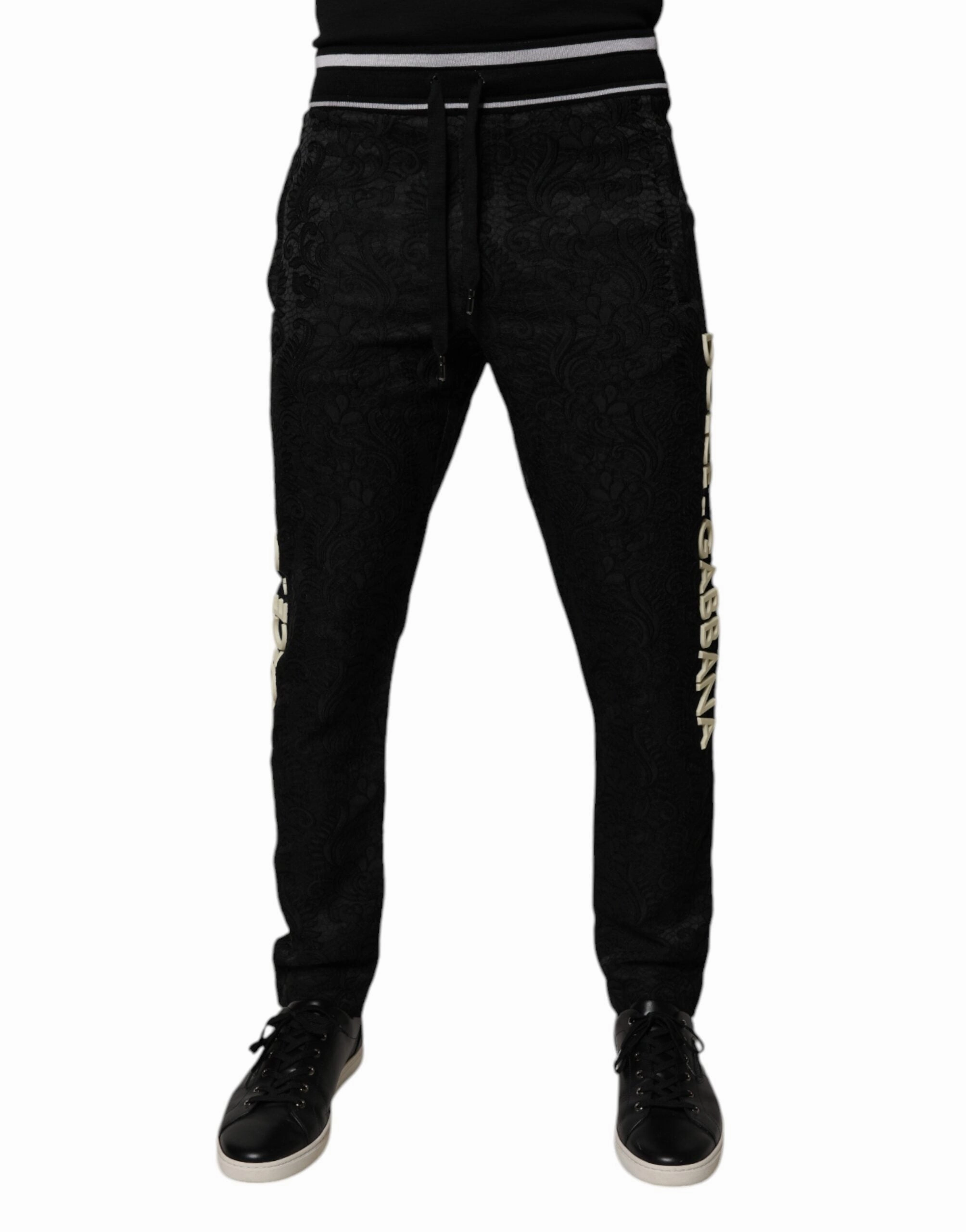 Dolce & Gabbana Mid Waist Jogger Men SweatMen's Men's Pants