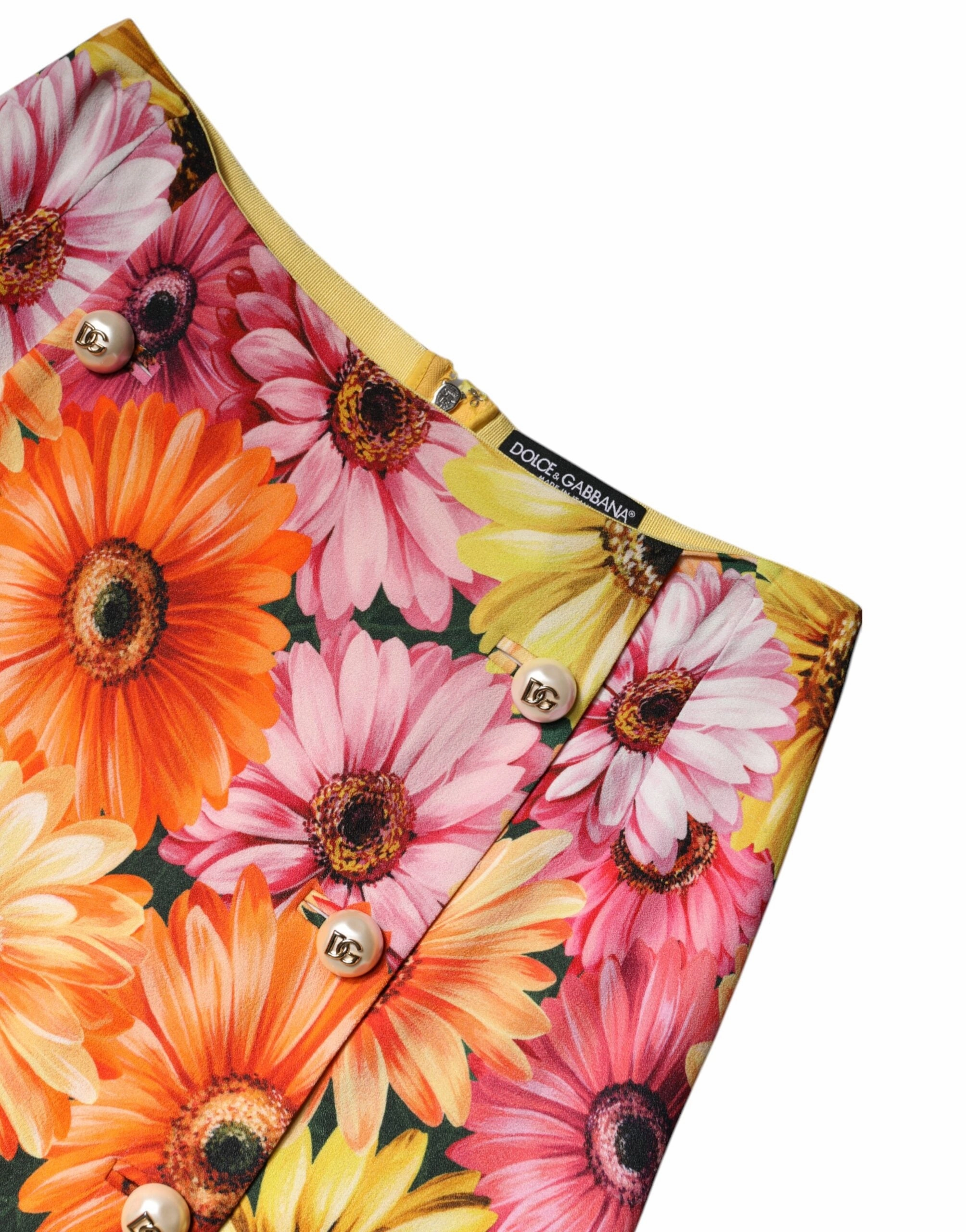 Dolce & Gabbana multi Floral High Waist Mini Women's Skirt