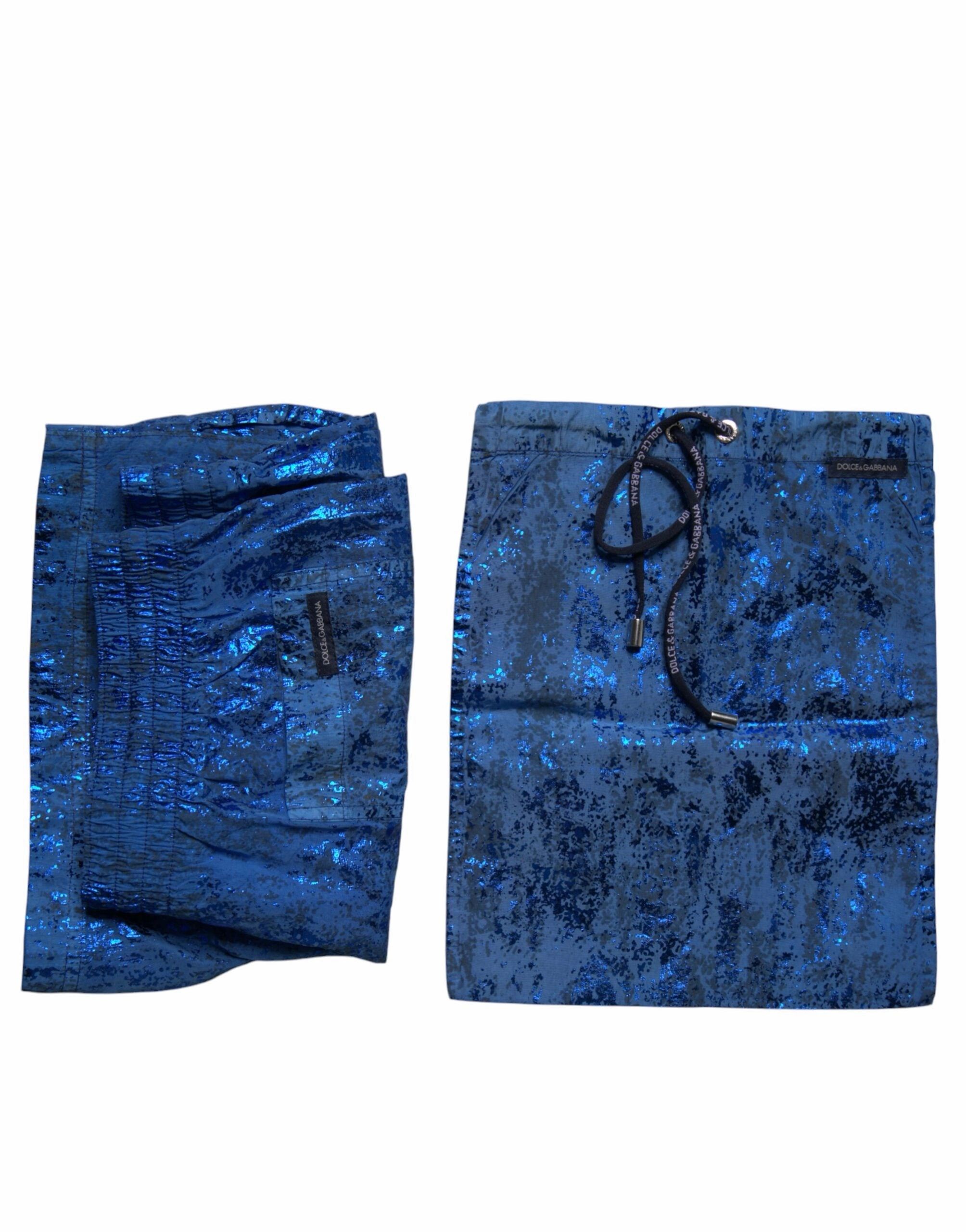 Dolce & Gabbana Nylon Beachwear Swim Shorts 2Pc Men's Swimwear (Pre-Owned)