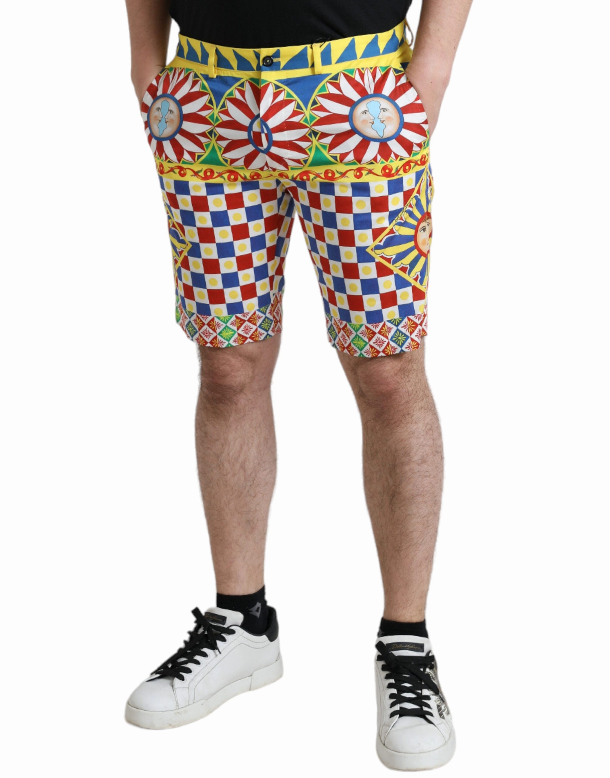 Dolce & Gabbana Print Bermuda Men's Shorts