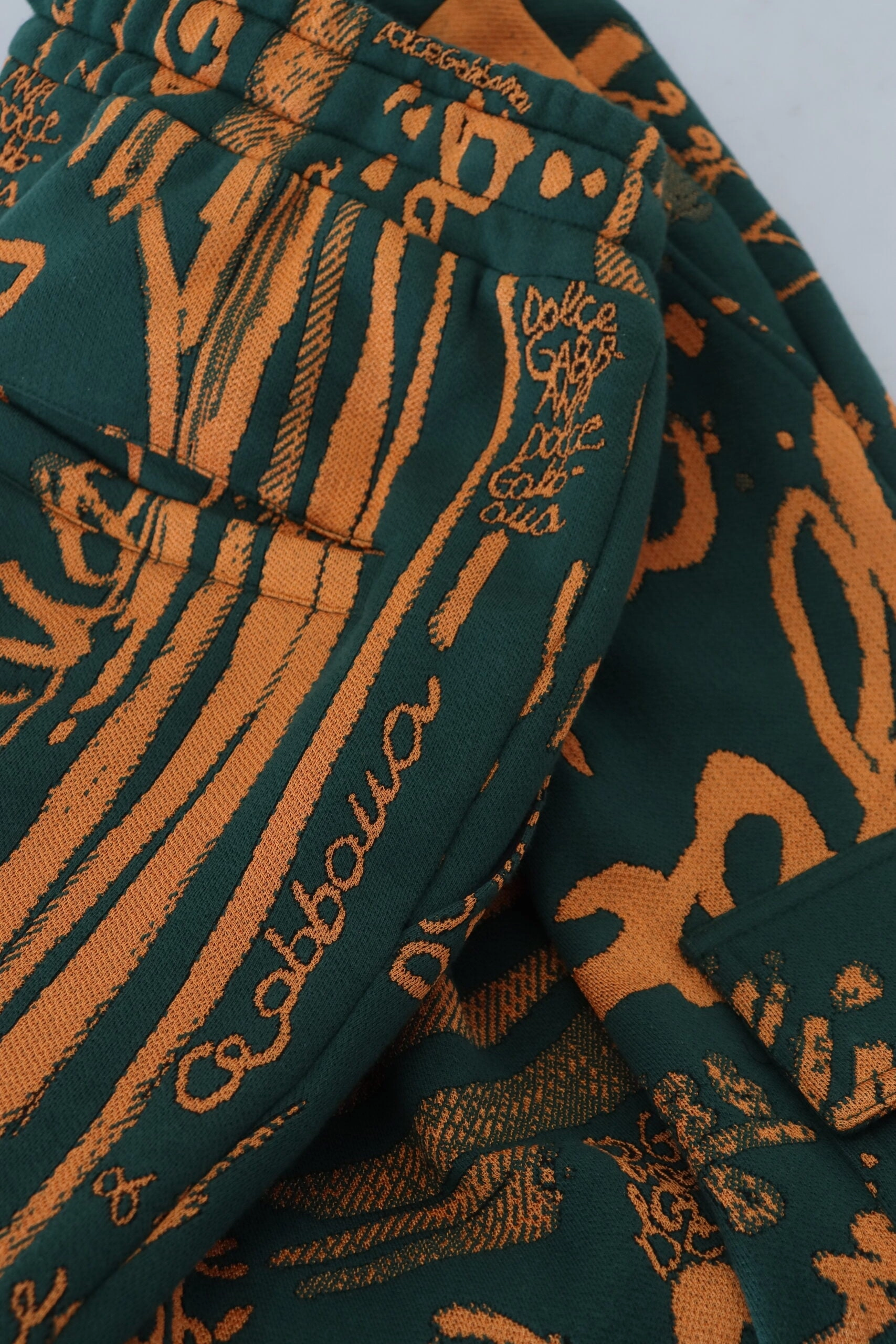 Dolce & Gabbana Silk Blend Jogger Cargo Men's Pants