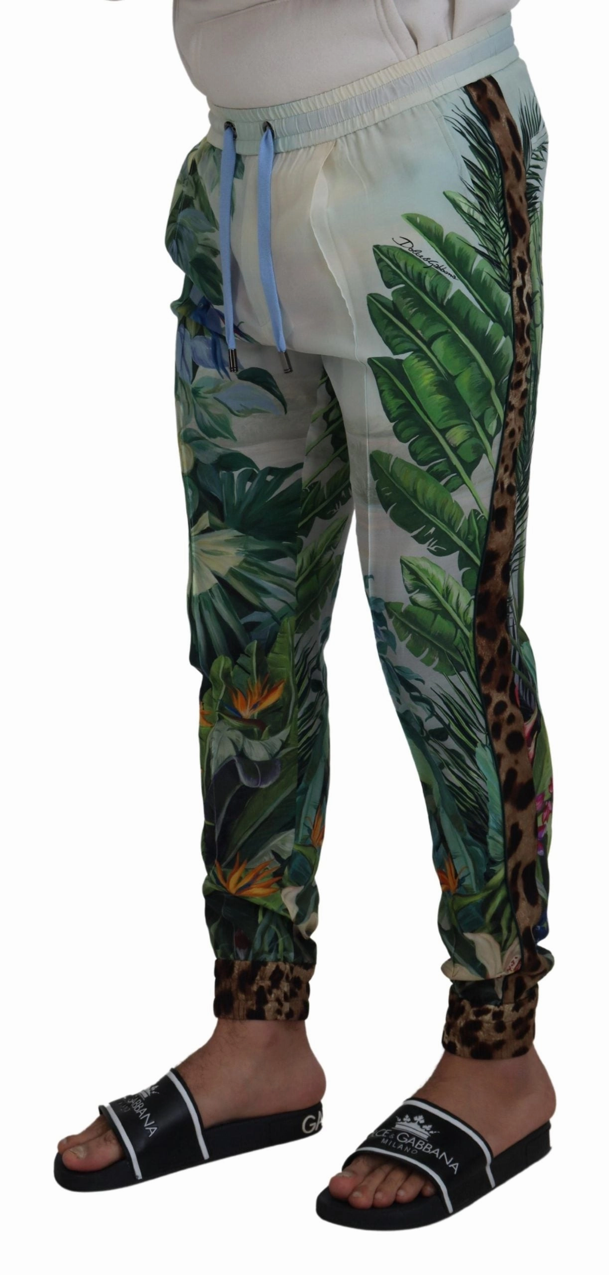 Dolce & Gabbana Silk Statement Men's Pants