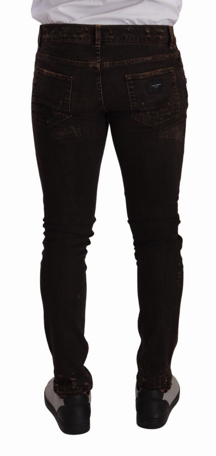 Dolce & Gabbana Slim Fit Distressed Skinny blue Men's Jeans