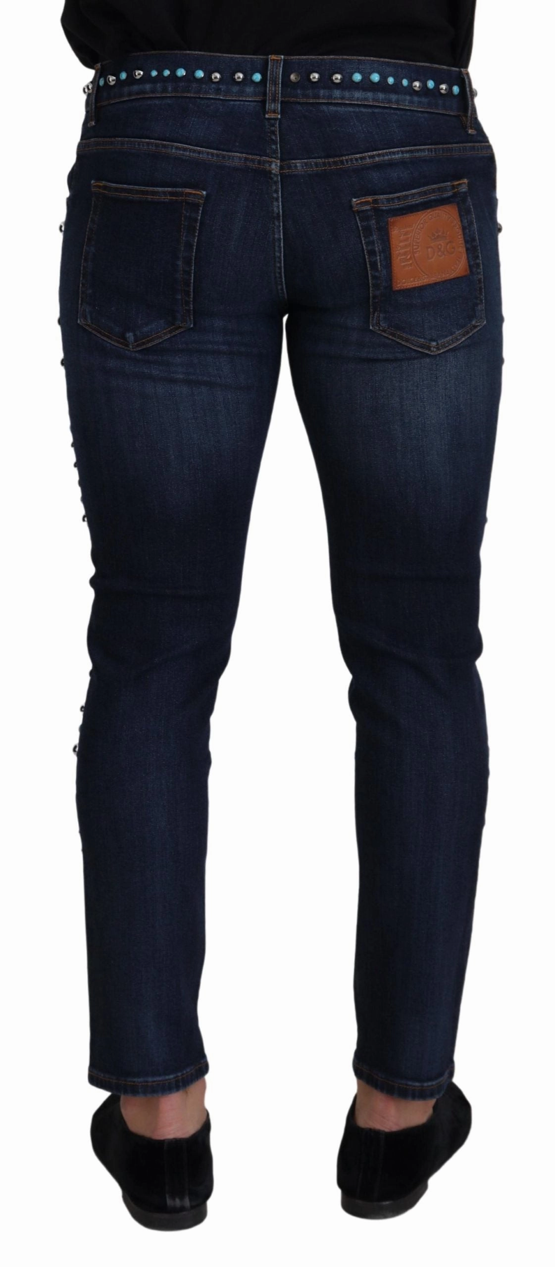 Dolce & Gabbana Studded Opulence Men's Jeans