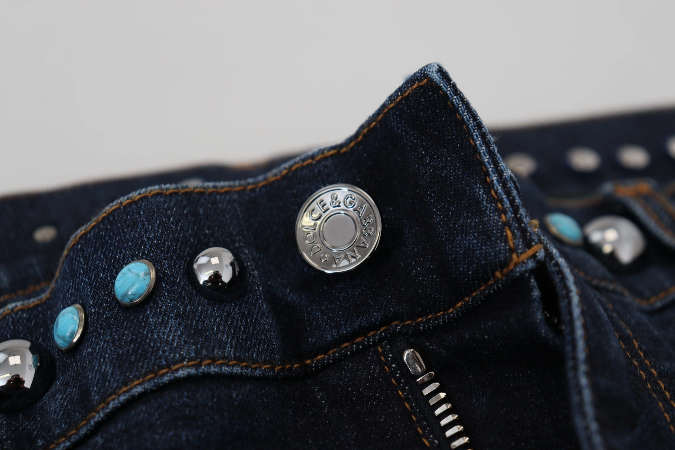 Dolce & Gabbana Studded Opulence Men's Jeans