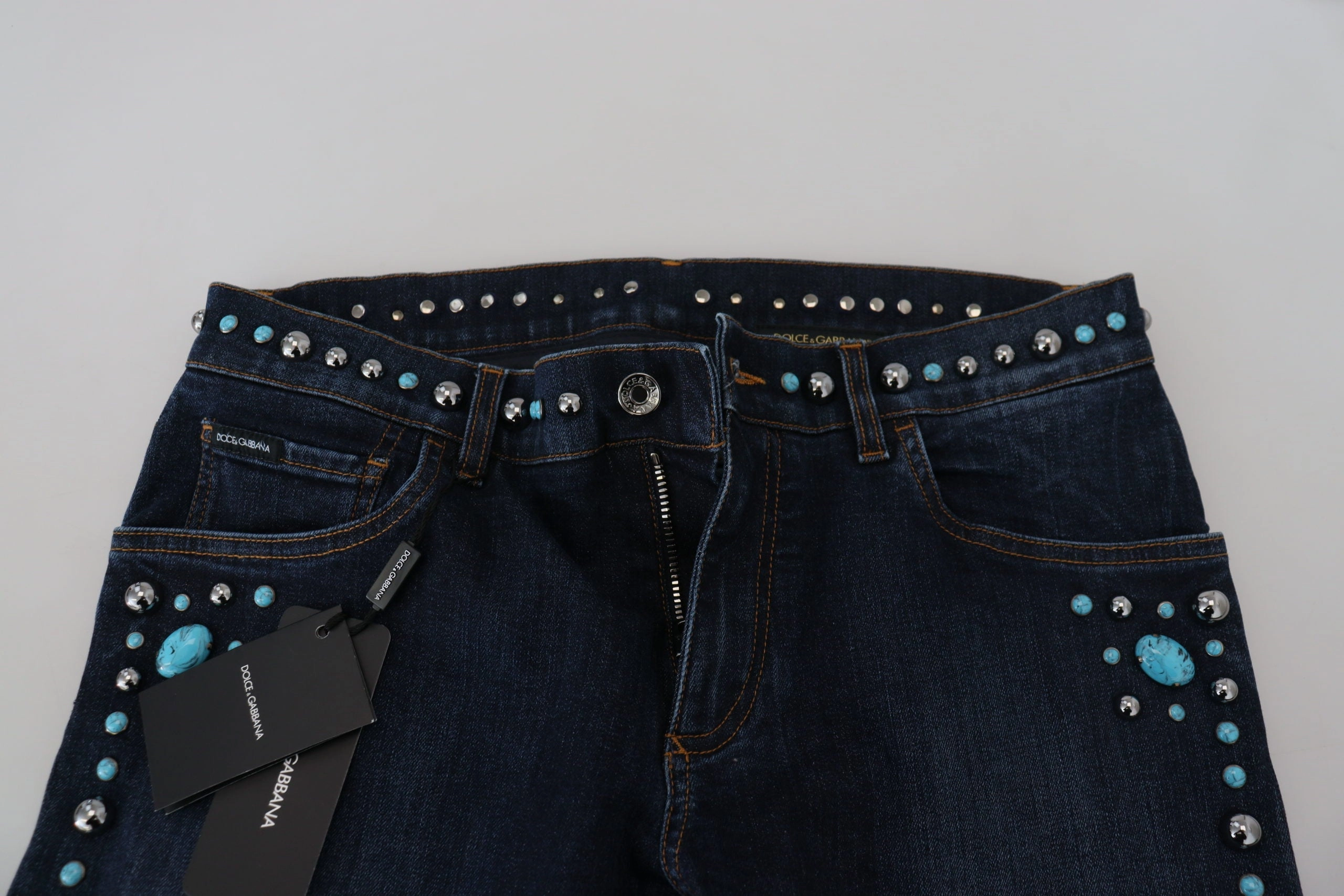 Dolce & Gabbana Studded Opulence Men's Jeans