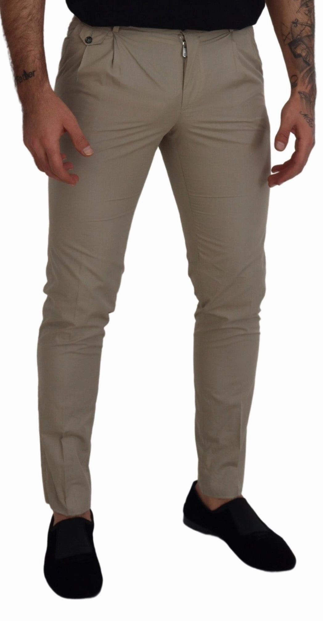 Dolce & Gabbana Stunning Italian Cotton Men's Trousers